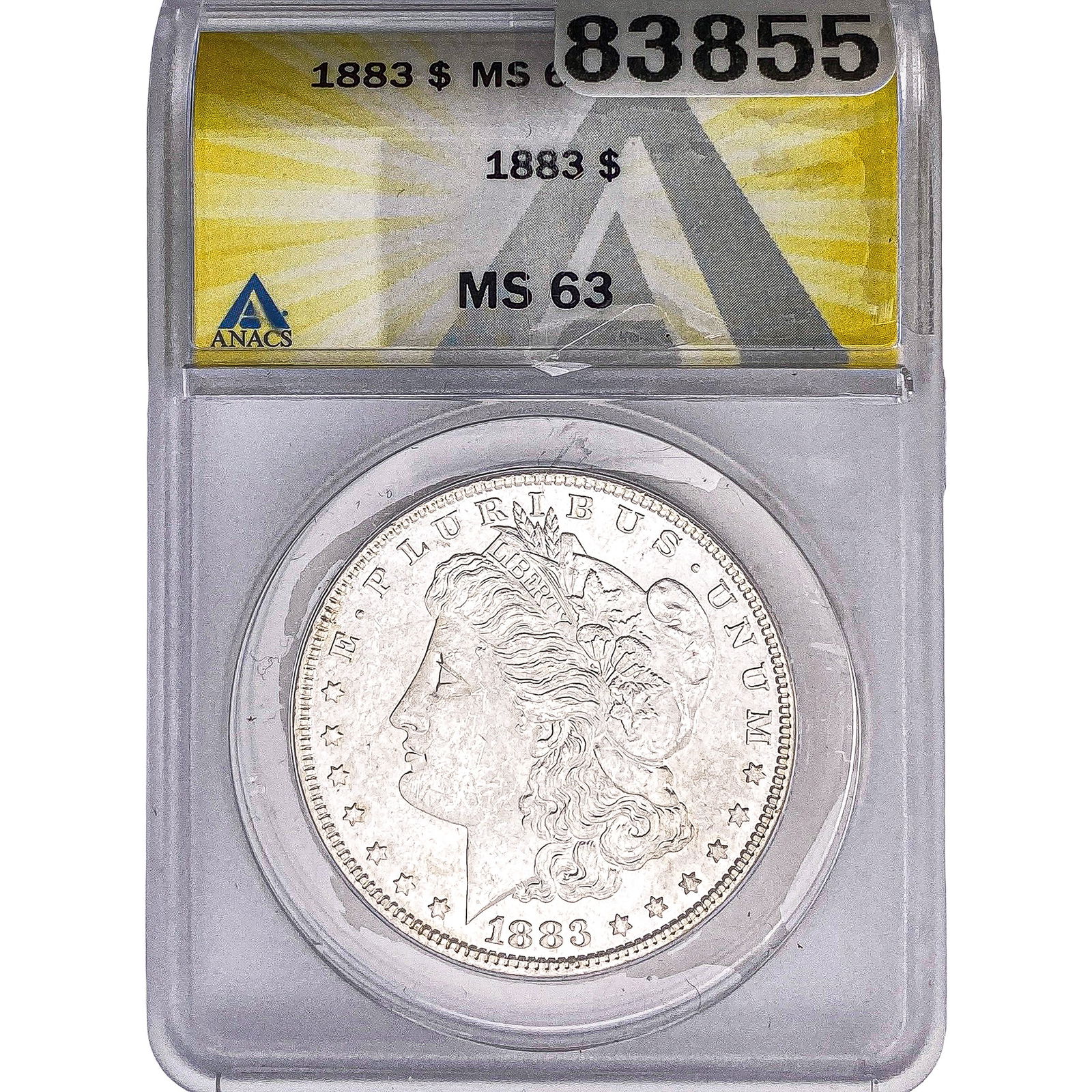 1883 Morgan Silver Dollar ANACS MS63 (1 of 2)