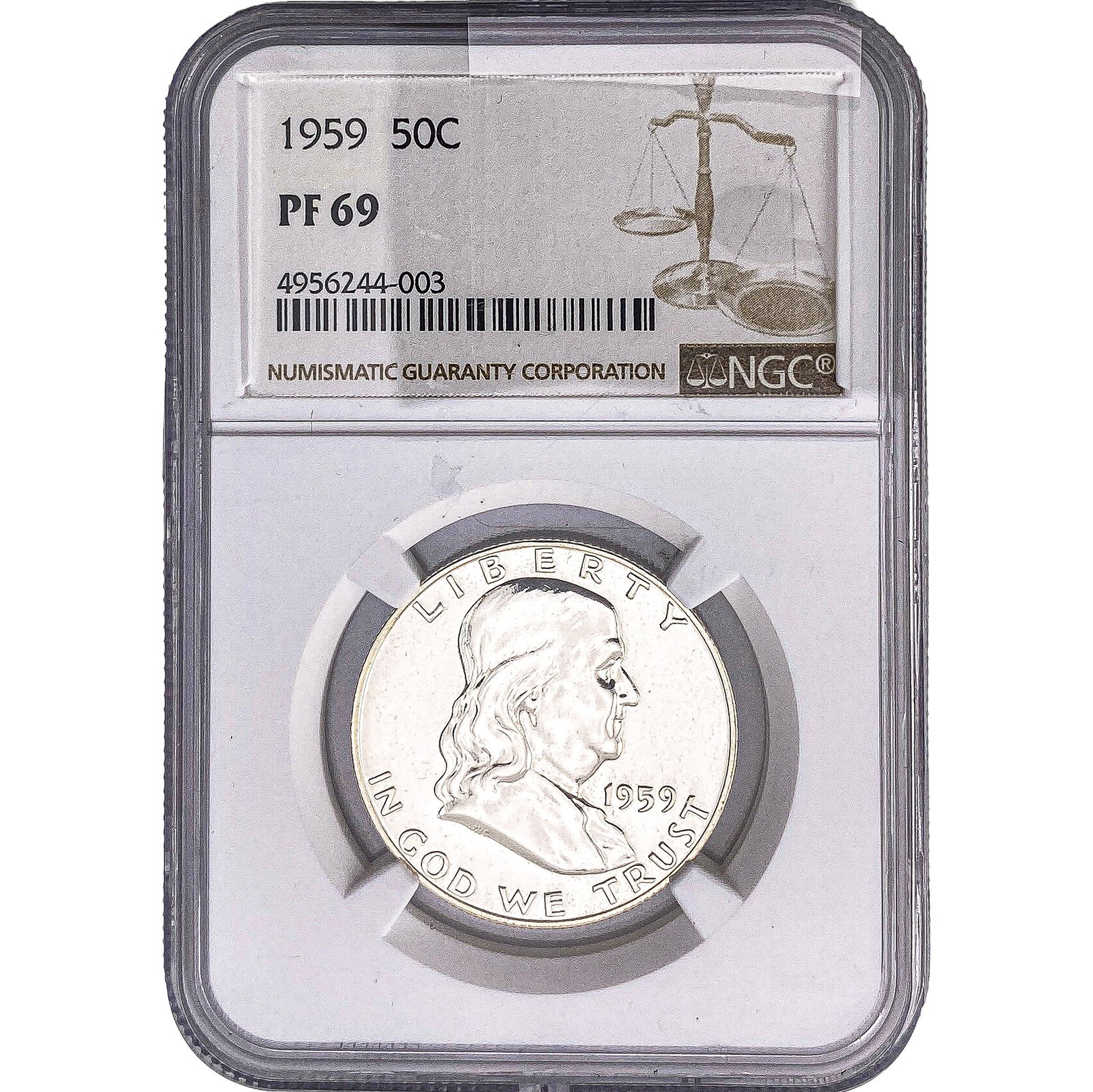 1959 Franklin Half Dollar NGC PF69 (1 of 2)