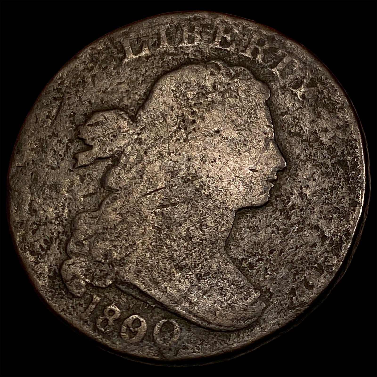1800 Draped Bust Large Cent NICELY CIRCULATED (1 of 2)