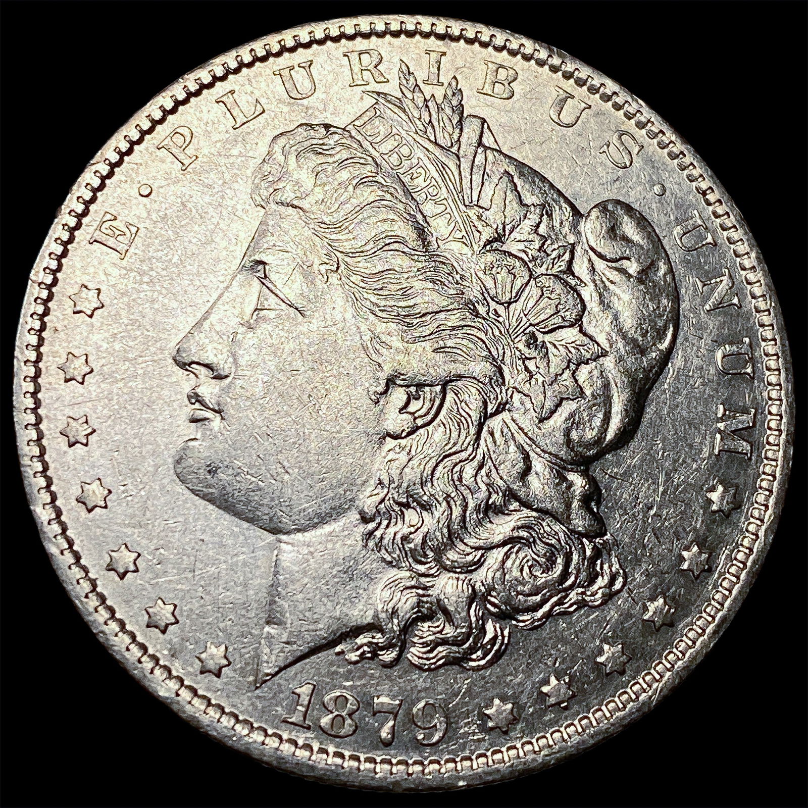 1879-S Silver Morgan Dollar CLOSELY UNCIRCULATED: 1879-S Silver Morgan Dollar CLOSELY UNCIRCULATED