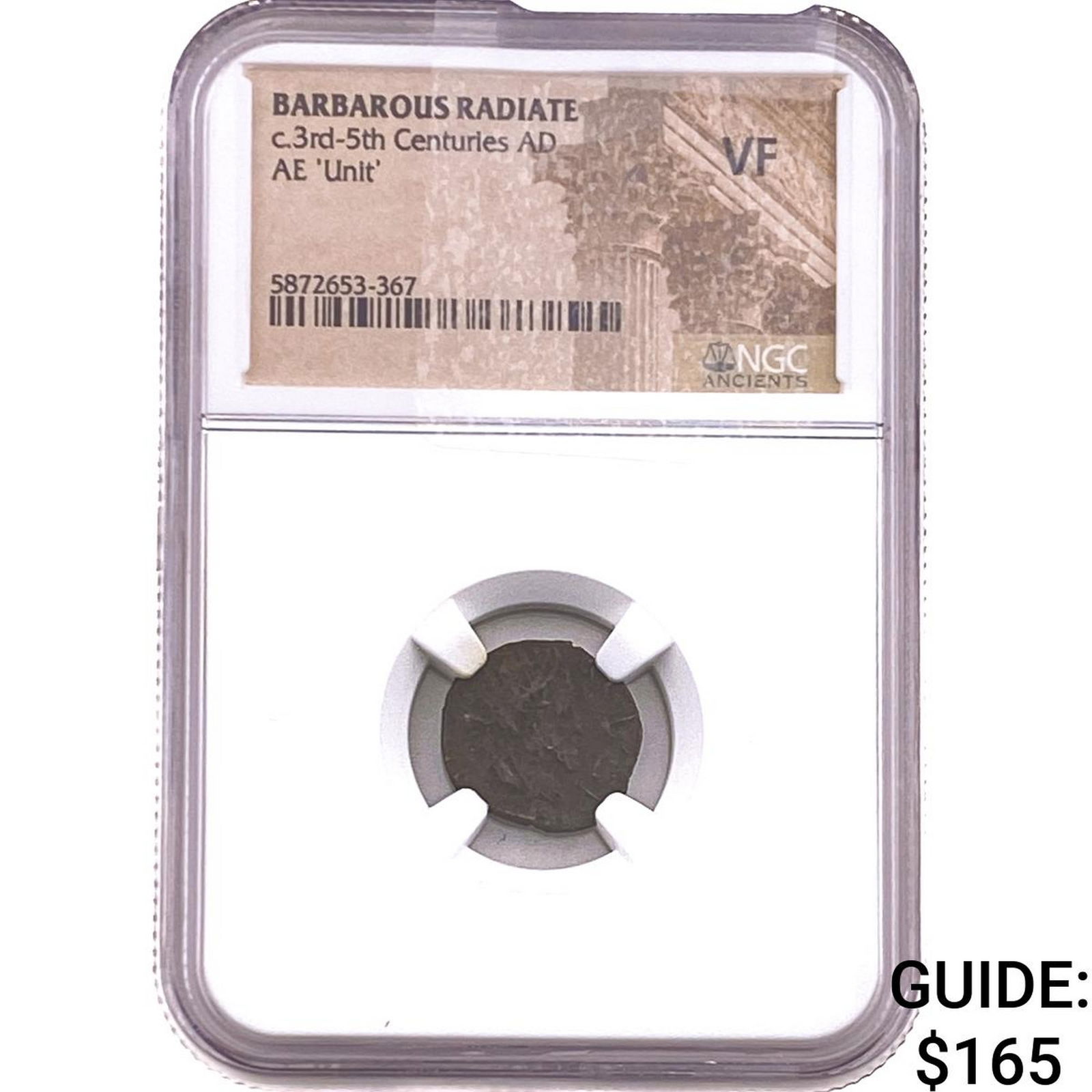 Barbarous Radiate 3rd-5th Cent AD Bronze Unit VF: Barbarous Radiate 3rd-5th Cent AD Bronze Unit VF