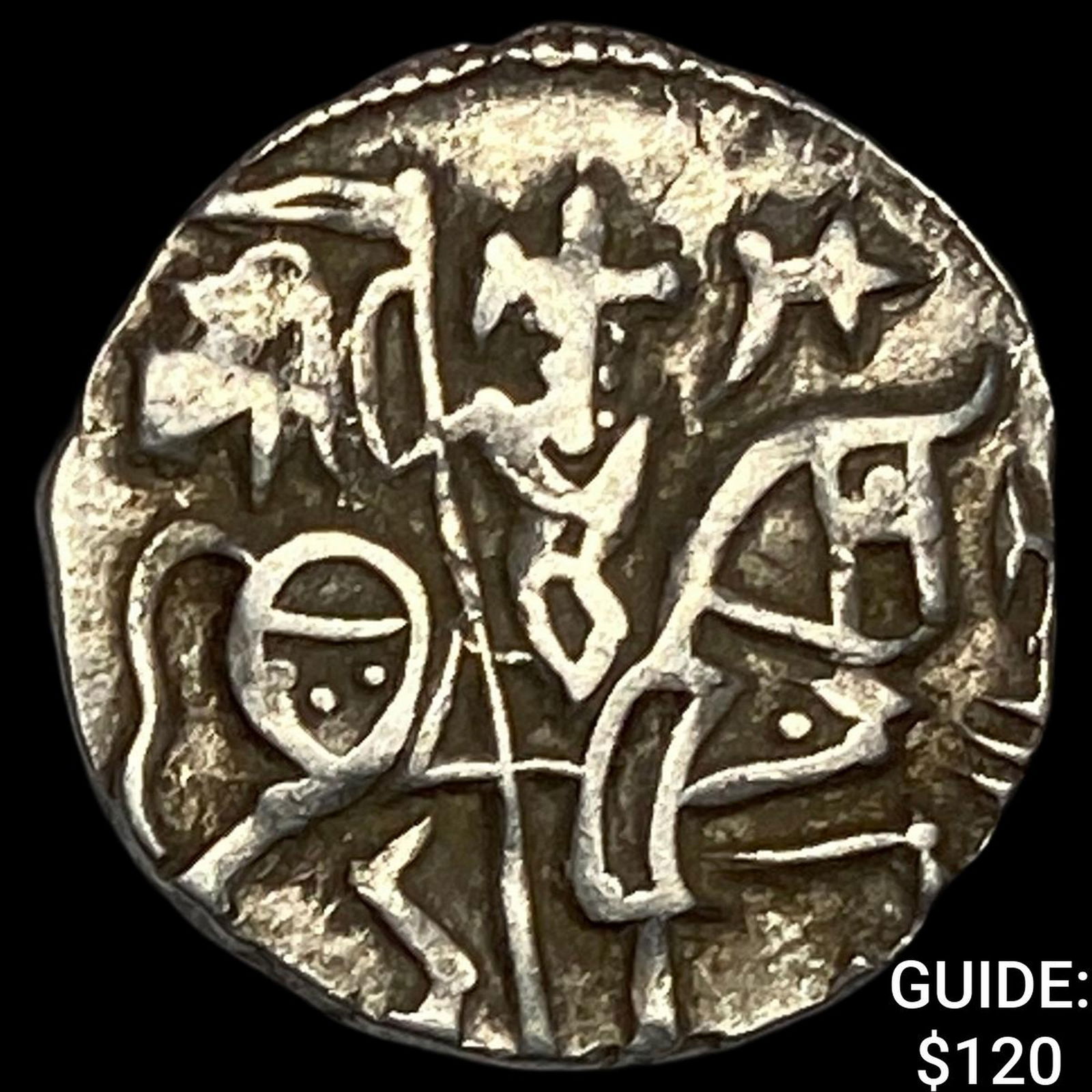 India Rajput 700-1000 Silver Jital NEARLY UNCIRCULATED: India Rajput 700-1000 Silver Jital NEARLY UNCIRCULATED