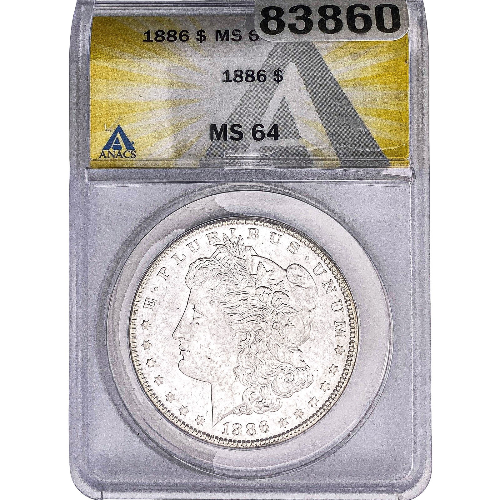 1886 Morgan Silver Dollar ANACS MS64 (1 of 2)