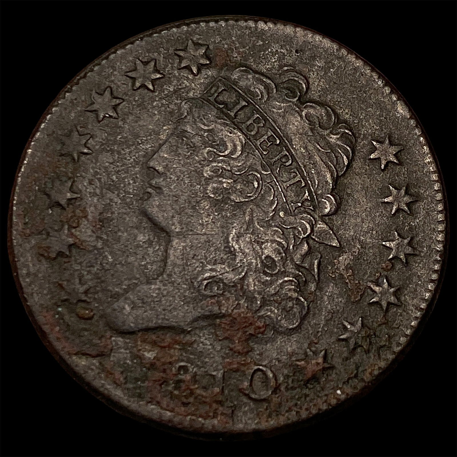 1820 Coronet Head Large Cent NEARLY UNCIRCULATED (1 of 2)