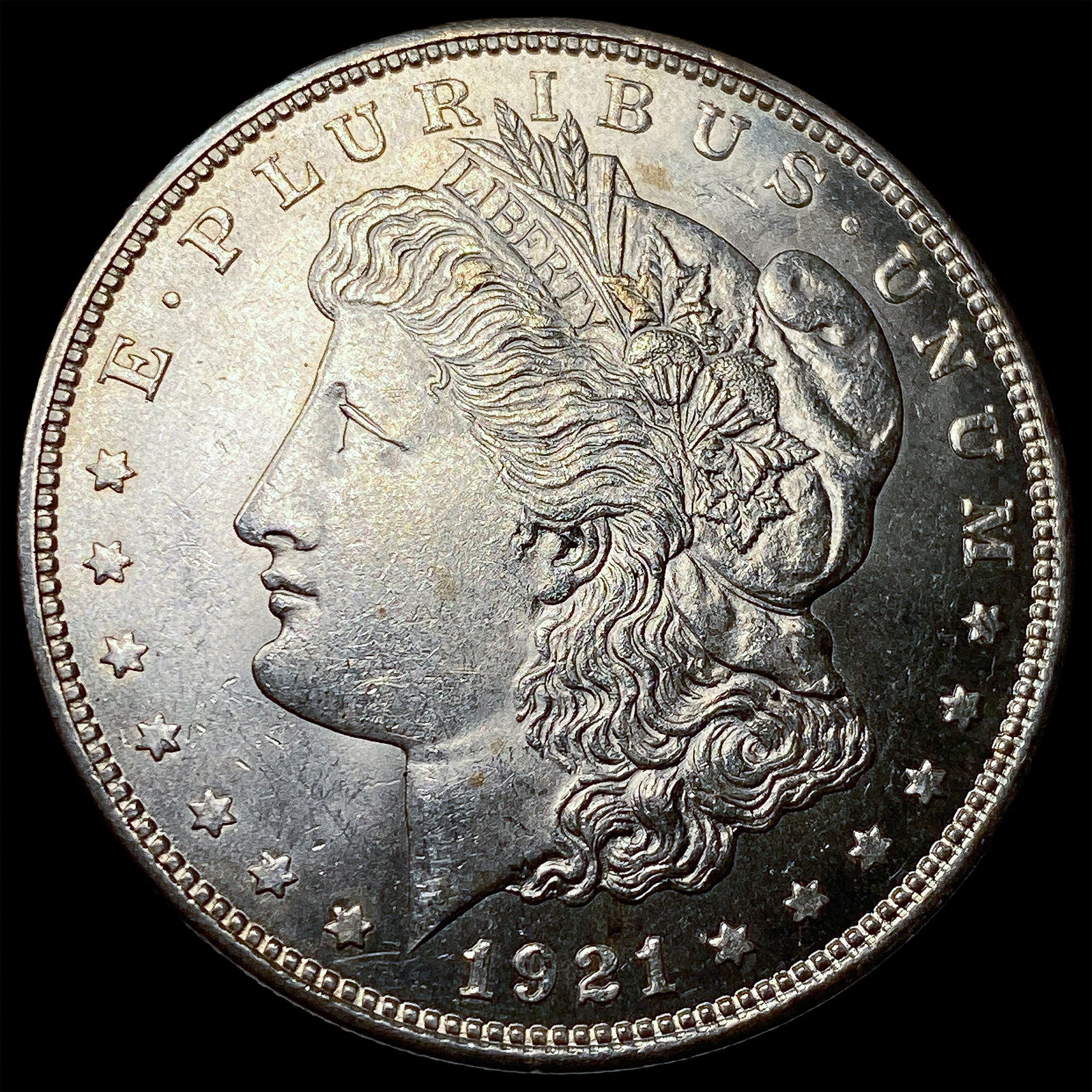 1921 Silver Morgan Dollar CHOICE BU (1 of 2)