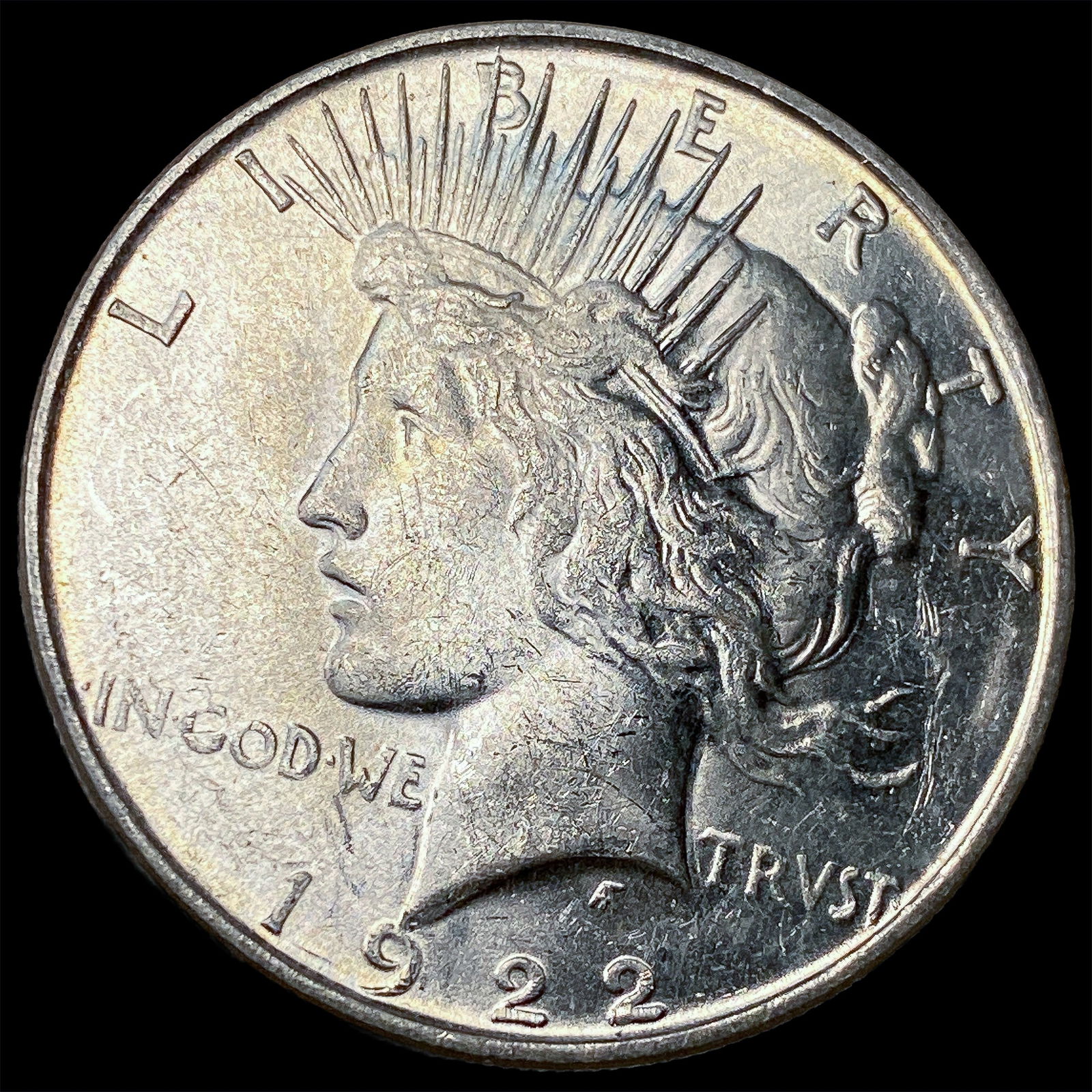 1922 Silver Peace Dollar CHOICE BU (1 of 2)