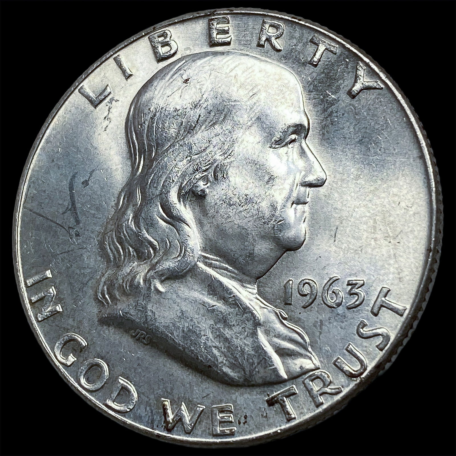 1963-D Silver Half Dollar Franklin CHOICE BU (1 of 2)