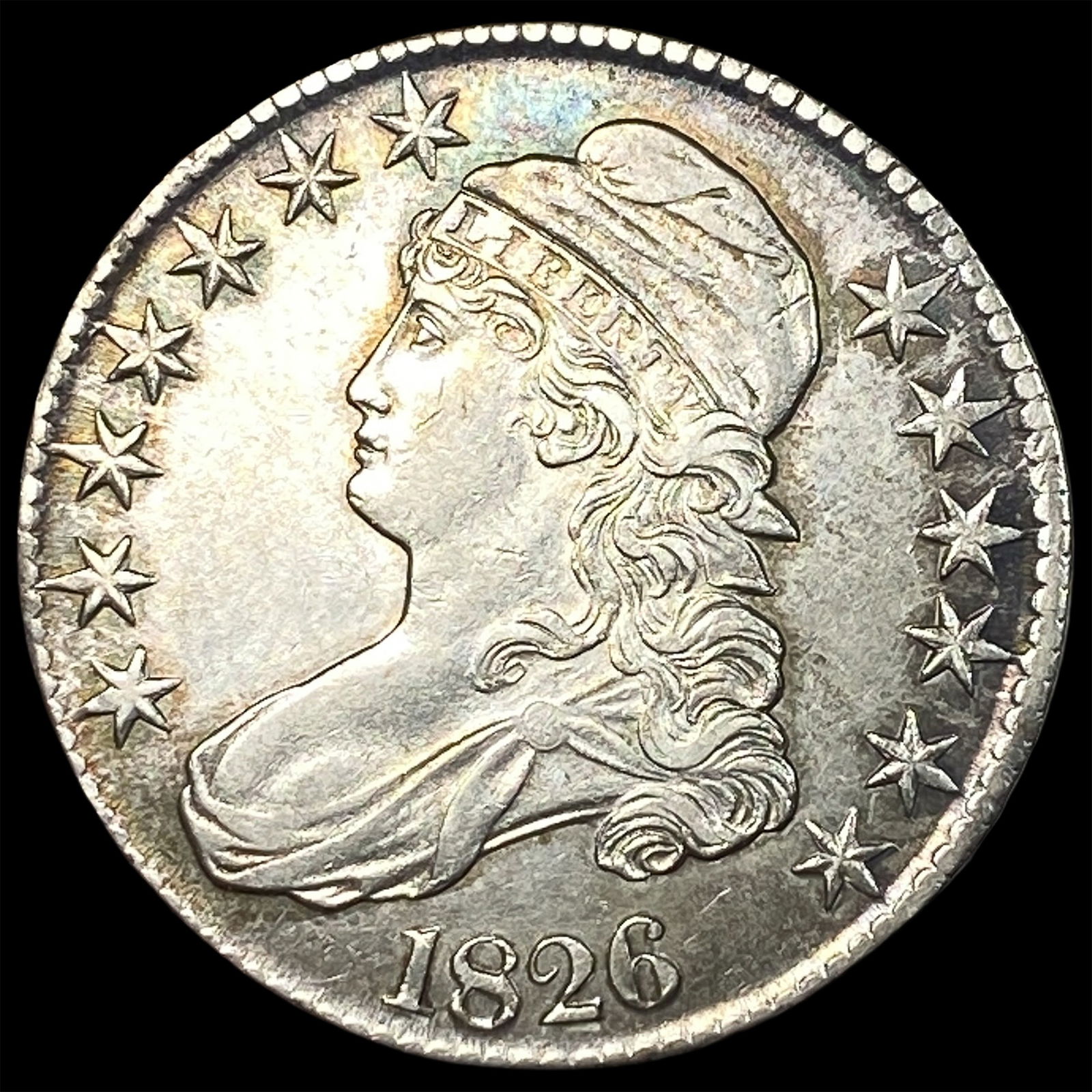 1826 Capped Bust Half Dollar NEARLY UNCIRCULATED (1 of 2)