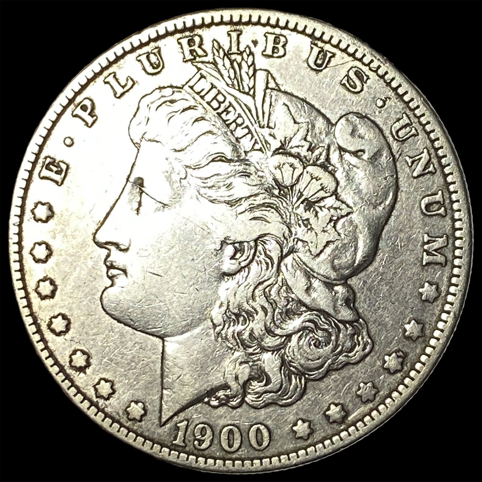 1900-O Silver Morgan Dollar NEARLY UNCIRCULATED: 1900-O Silver Morgan Dollar NEARLY UNCIRCULATED