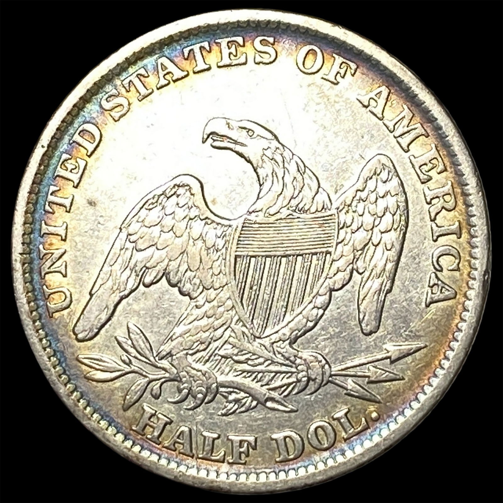 1838 Capped Bust Half Dollar CLOSELY UNCIRCULATED - 2