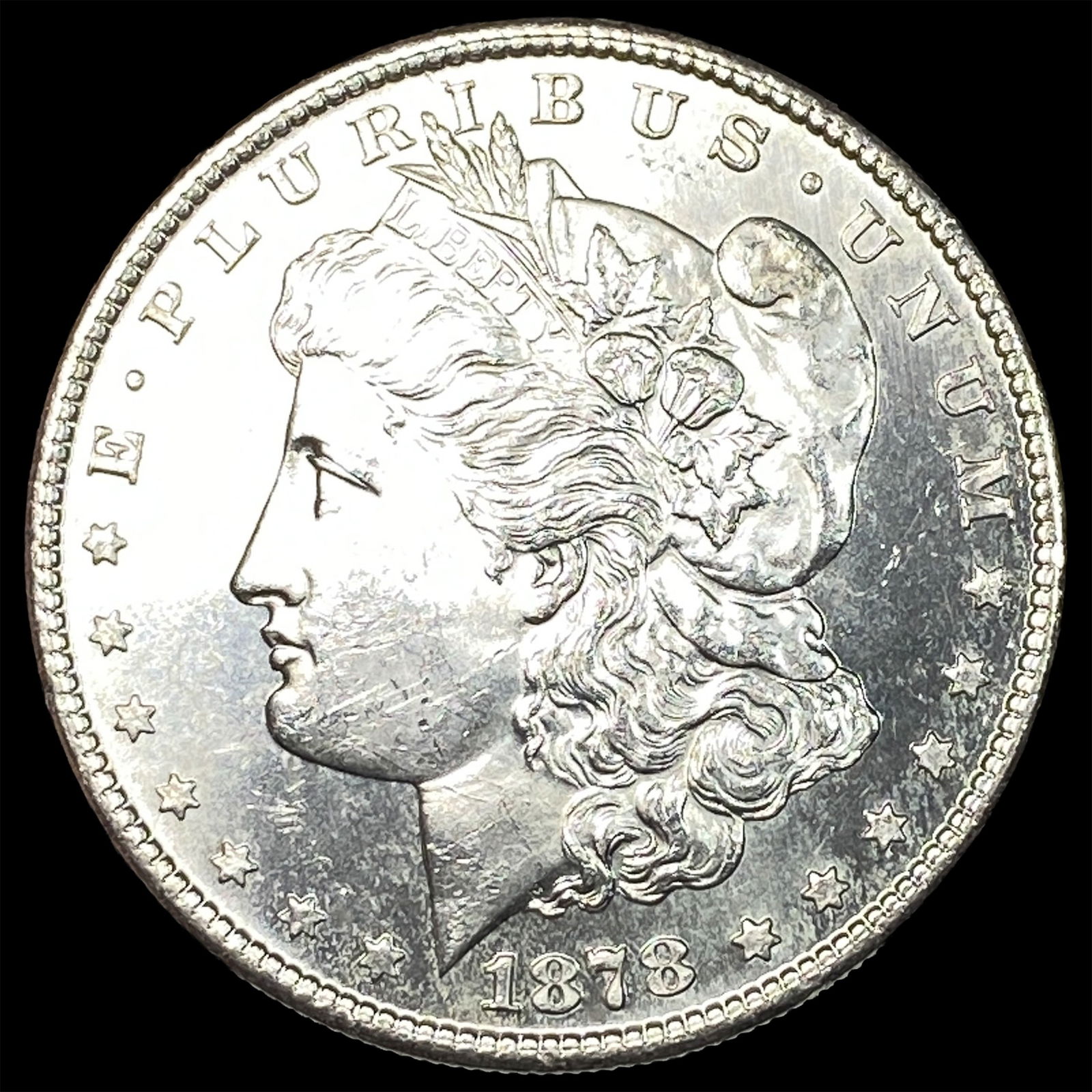 1878-S Silver Morgan Dollar UNCIRCULATED: 1878-S Silver Morgan Dollar UNCIRCULATED