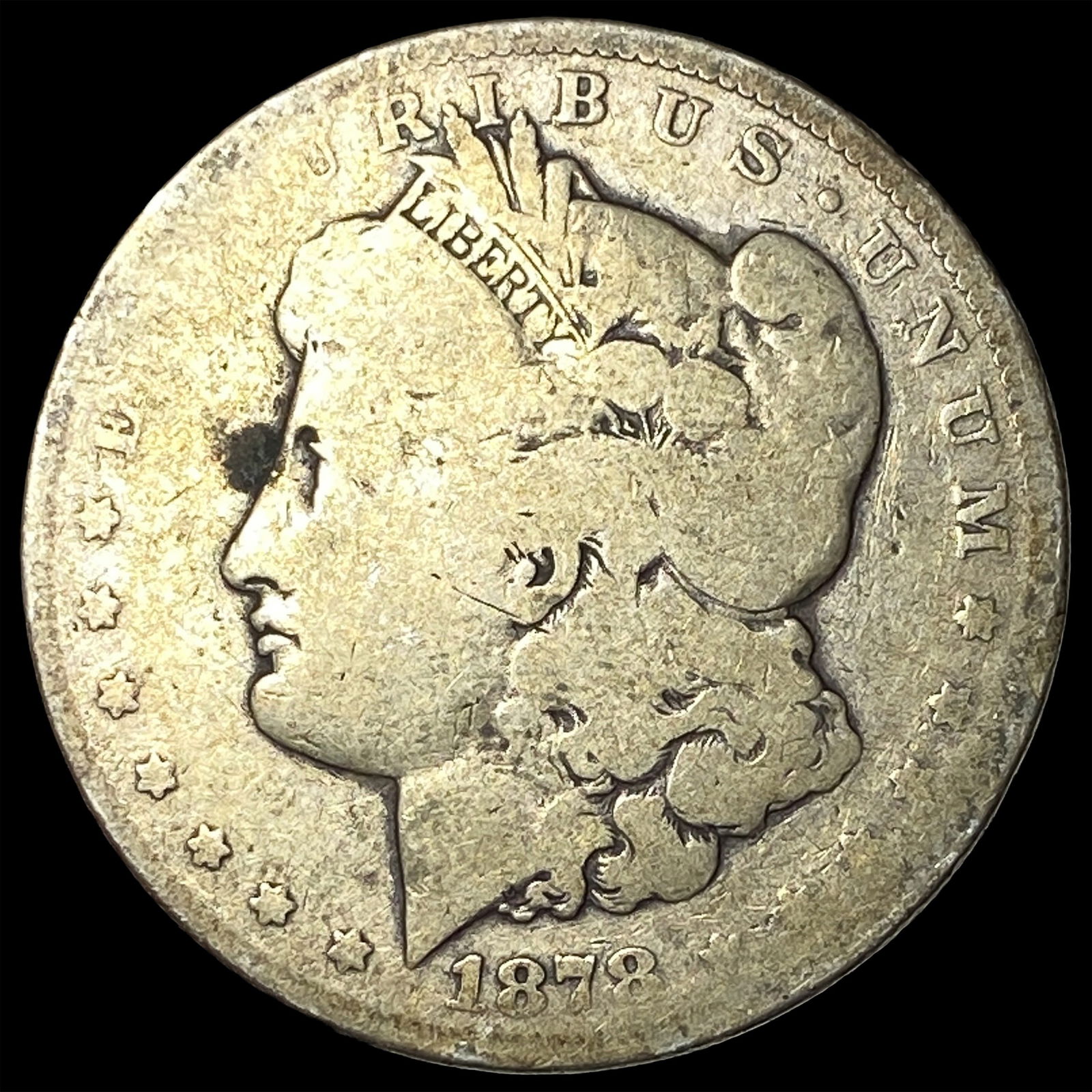 1878-O Silver Morgan Dollar NICELY CIRCULATED: 1878-O Silver Morgan Dollar NICELY CIRCULATED