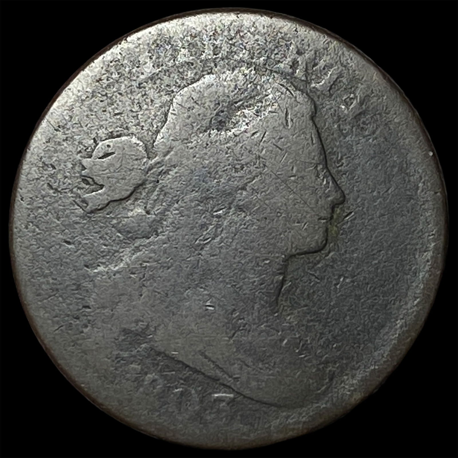 1801 Draped Bust Large Cent NICELY CIRCULATED: 1801 Draped Bust Large Cent NICELY CIRCULATED