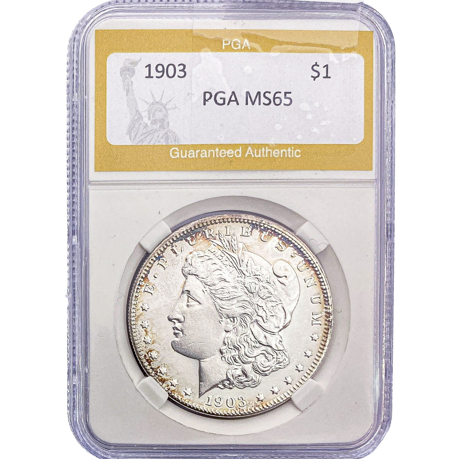 1903 Morgan Silver Dollar PGA MS65: 1903 Morgan Silver Dollar PGA MS65