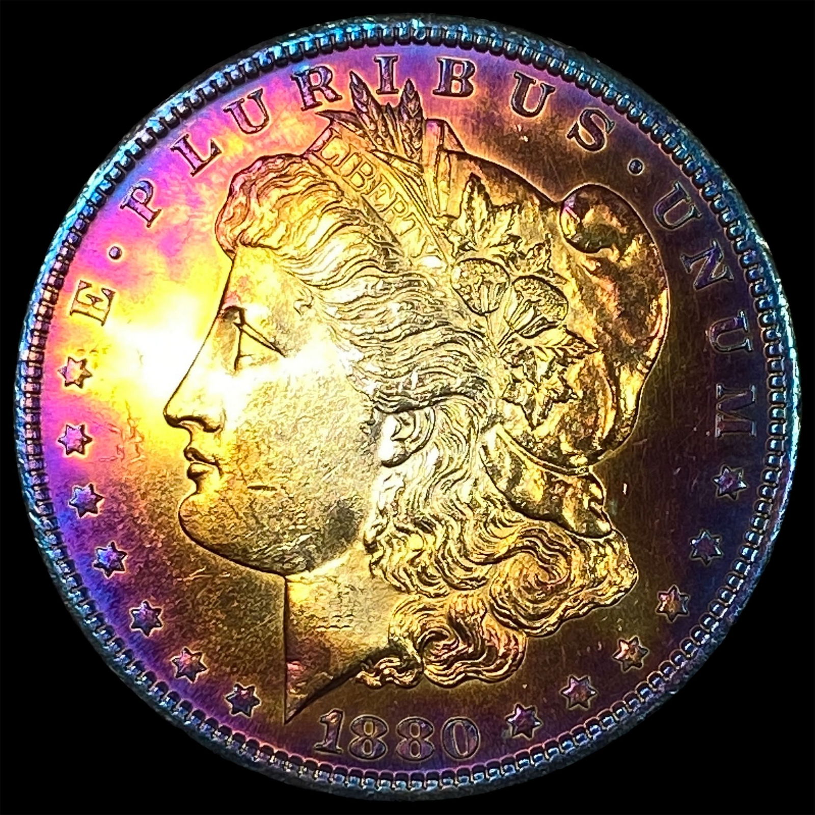 1880-S Silver Morgan Dollar UNCIRCULATED: 1880-S Silver Morgan Dollar UNCIRCULATED