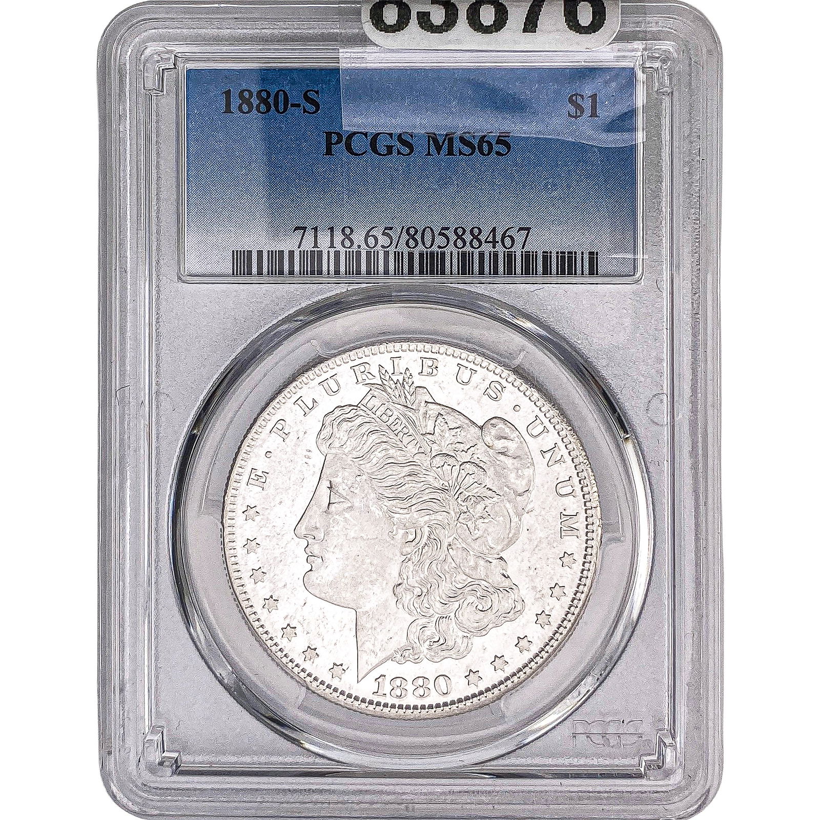 1880-S Morgan Silver Dollar PCGS MS65 (1 of 2)