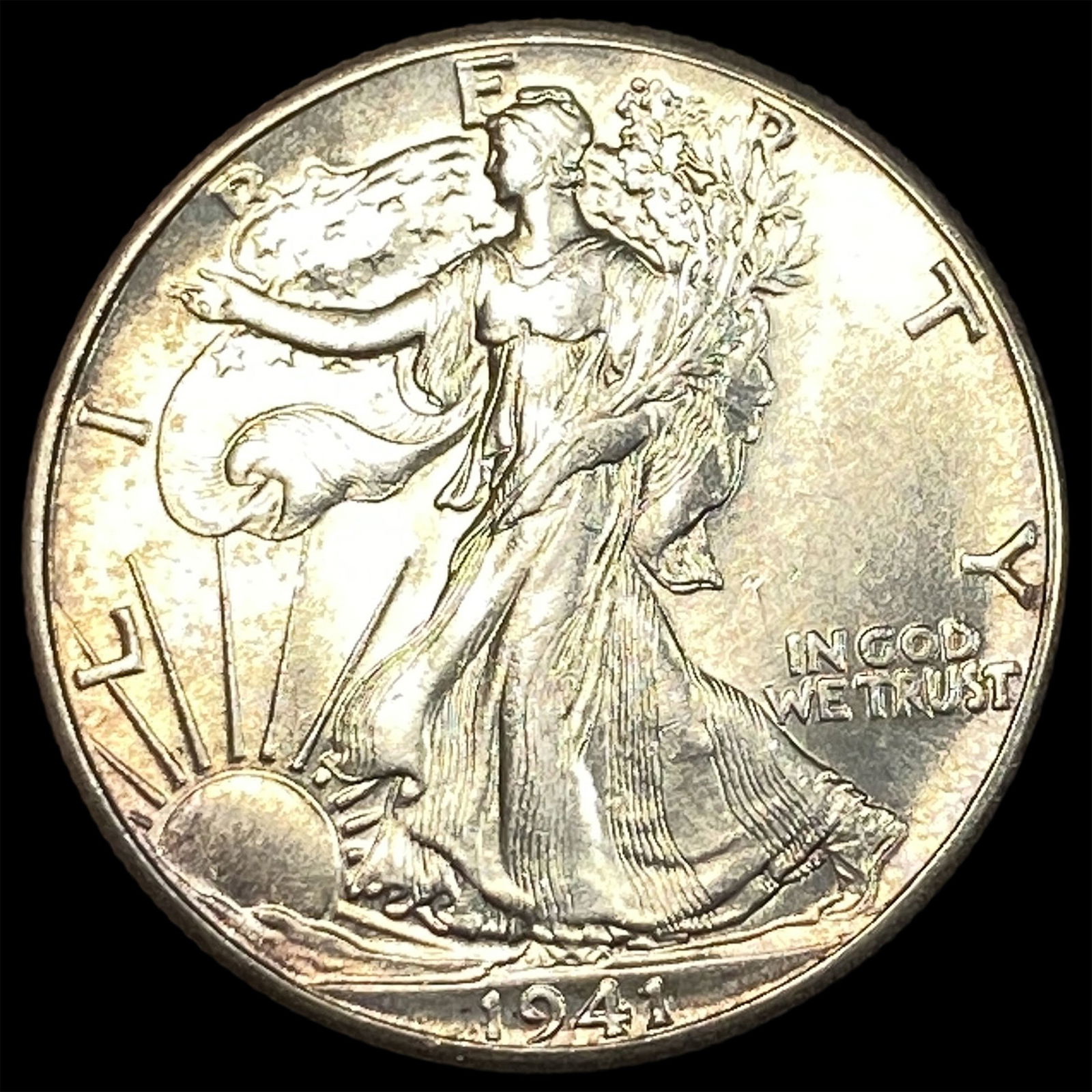 1941 Silver Half Dollar Walking Liberty CHOICE BU (1 of 2)