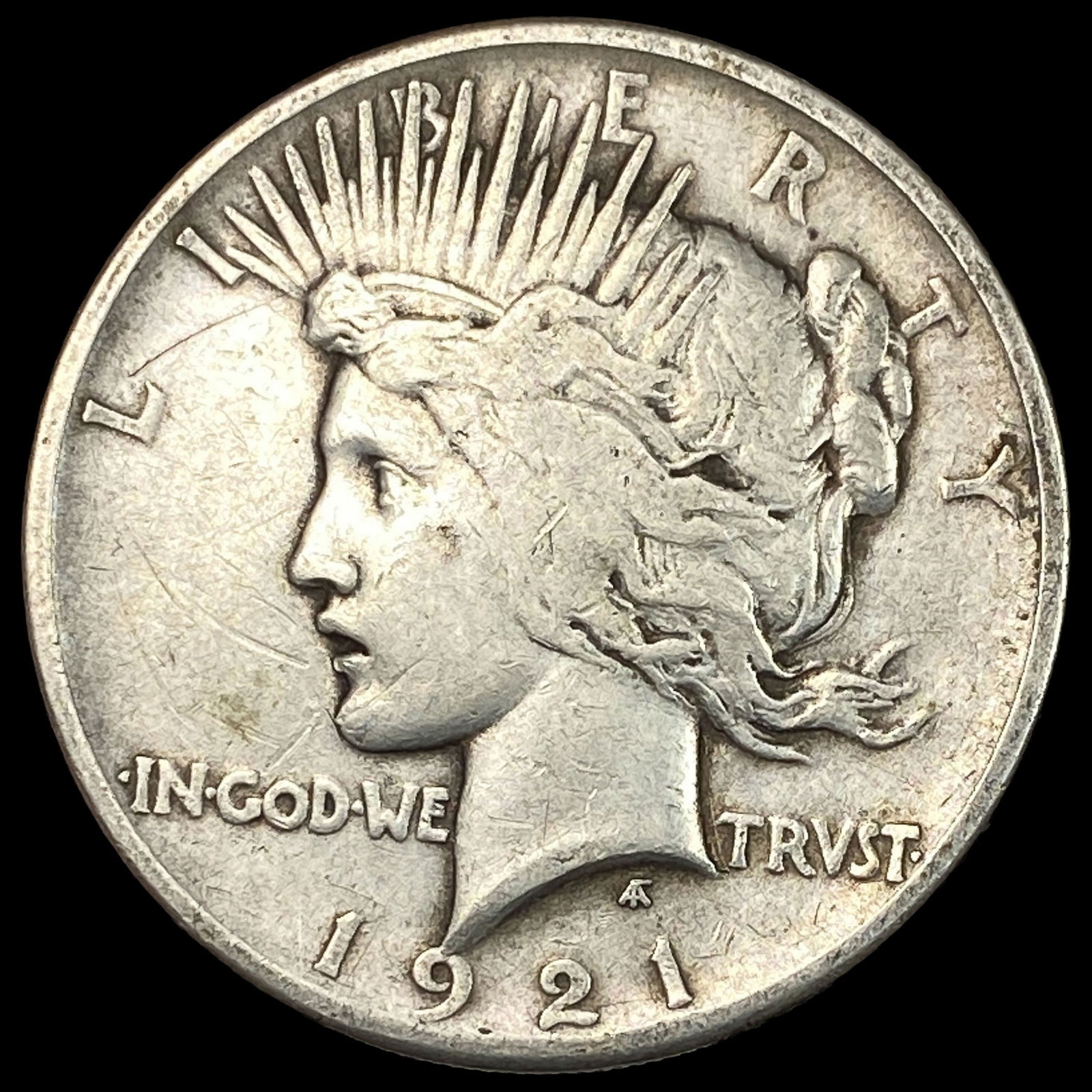 1921 Silver Peace Dollar LIGHTLY CIRCULATED: 1921 Silver Peace Dollar LIGHTLY CIRCULATED