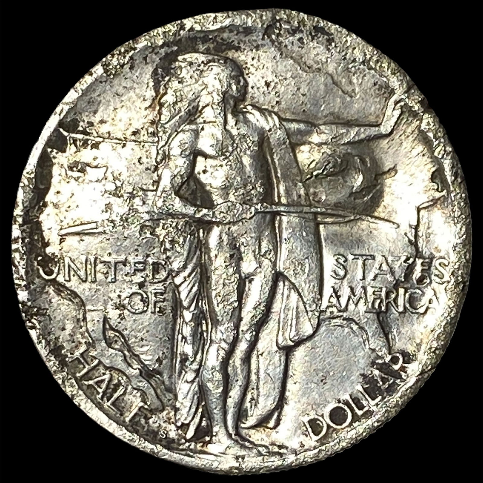 1926-S Silver Oregon Trail Half Dollar NICELY CIRCULATED (1 of 2)