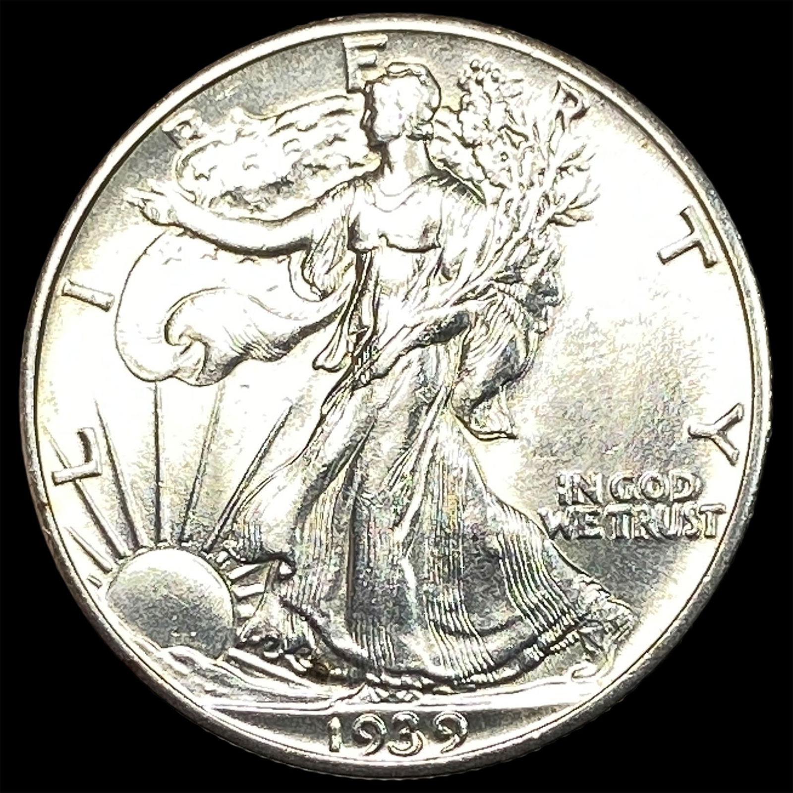 1939 Silver Half Dollar Walking Liberty CHOICE BU (1 of 2)