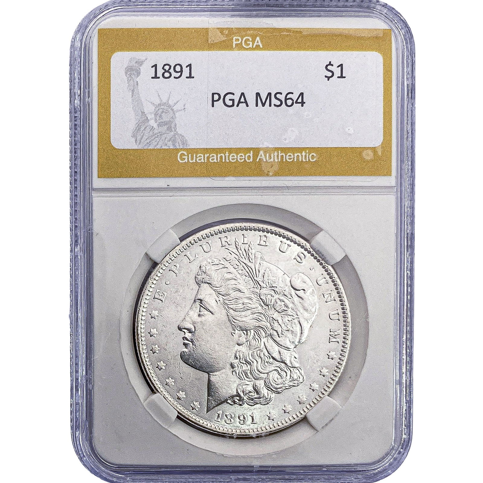 1891 Morgan Silver Dollar PGA MS64 (1 of 2)
