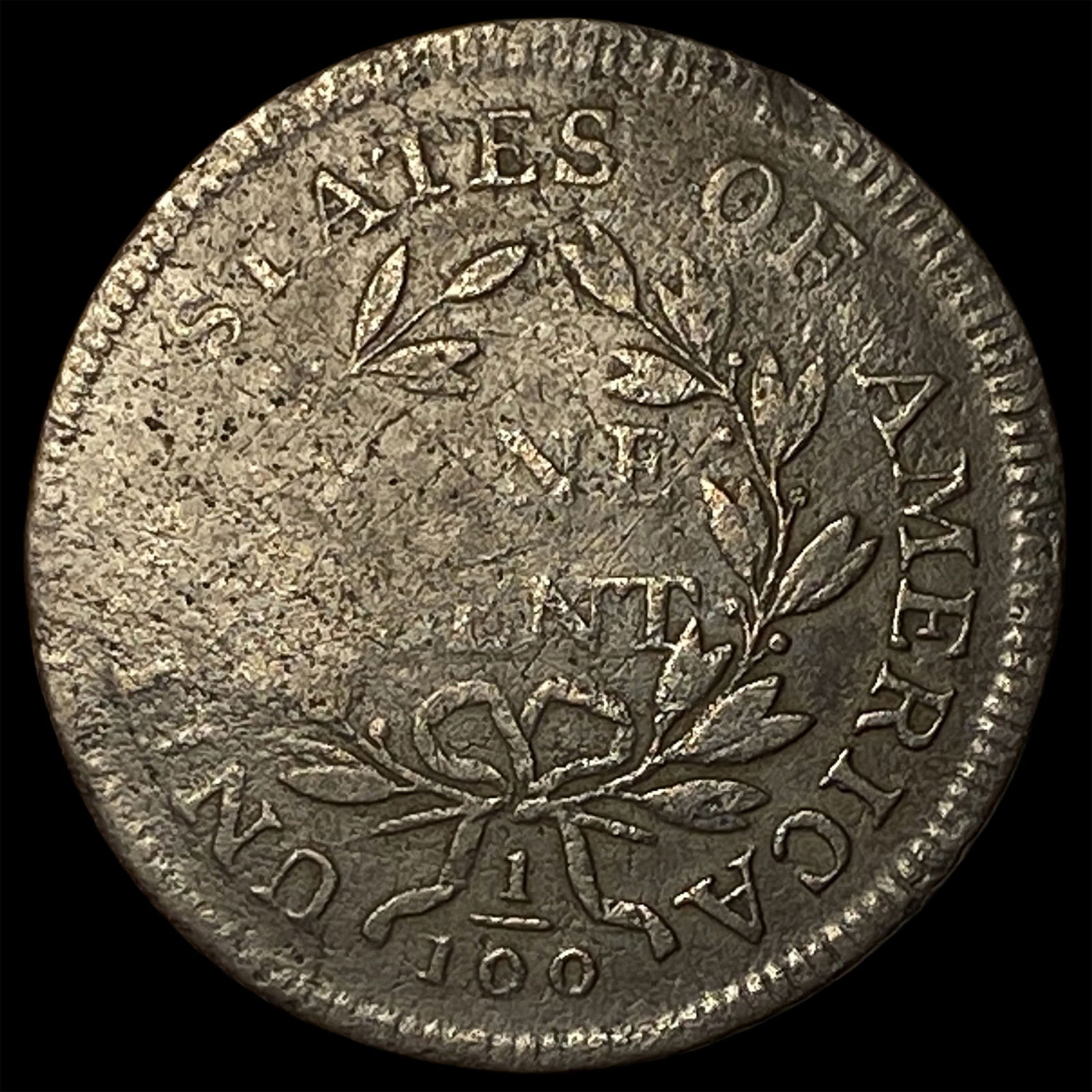 1797 Draped Bust Large Cent LIGHTLY CIRCULATED - 2