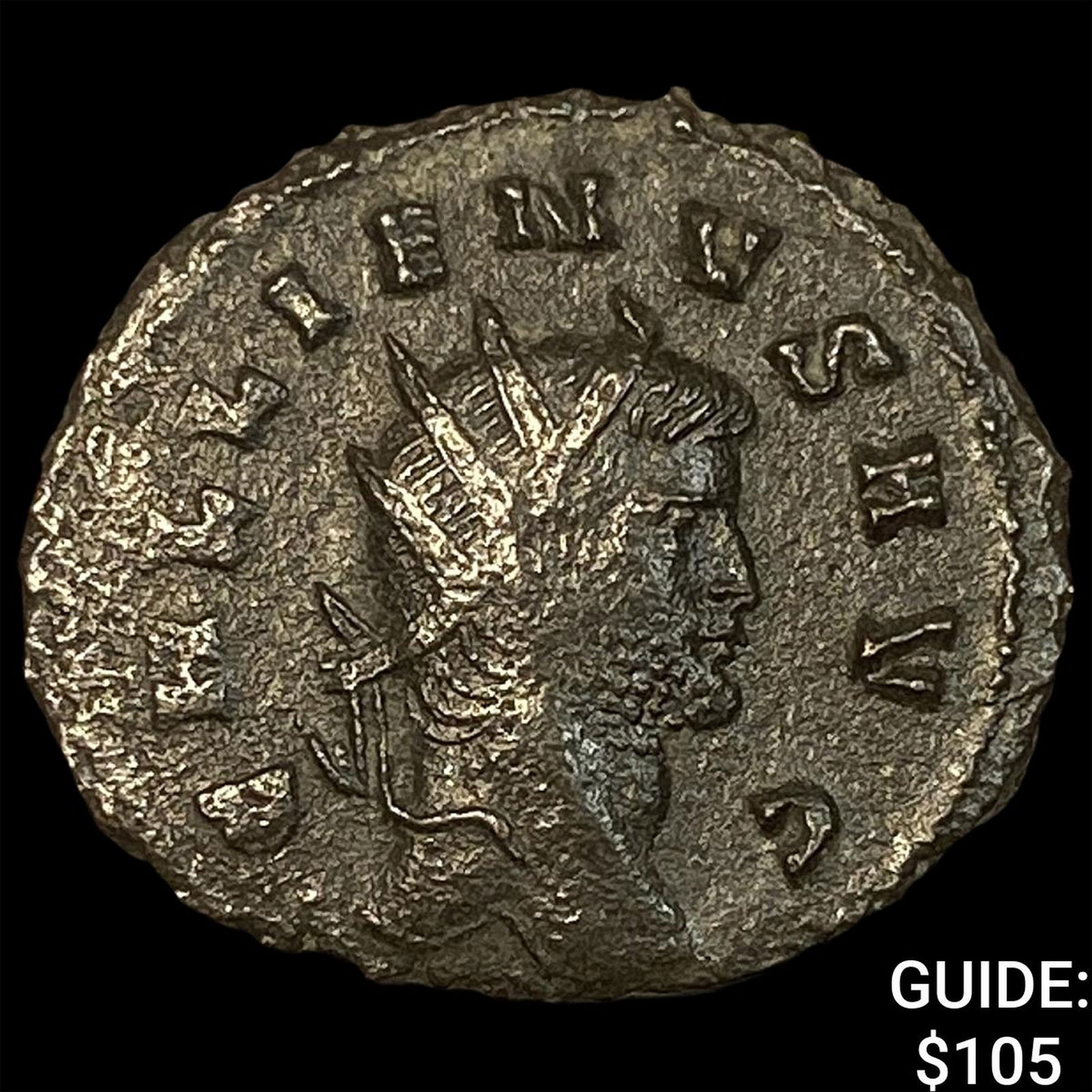 Roman Gallienus 253-268 BI Dbl Denarius CHOICE AU (1 of 2)