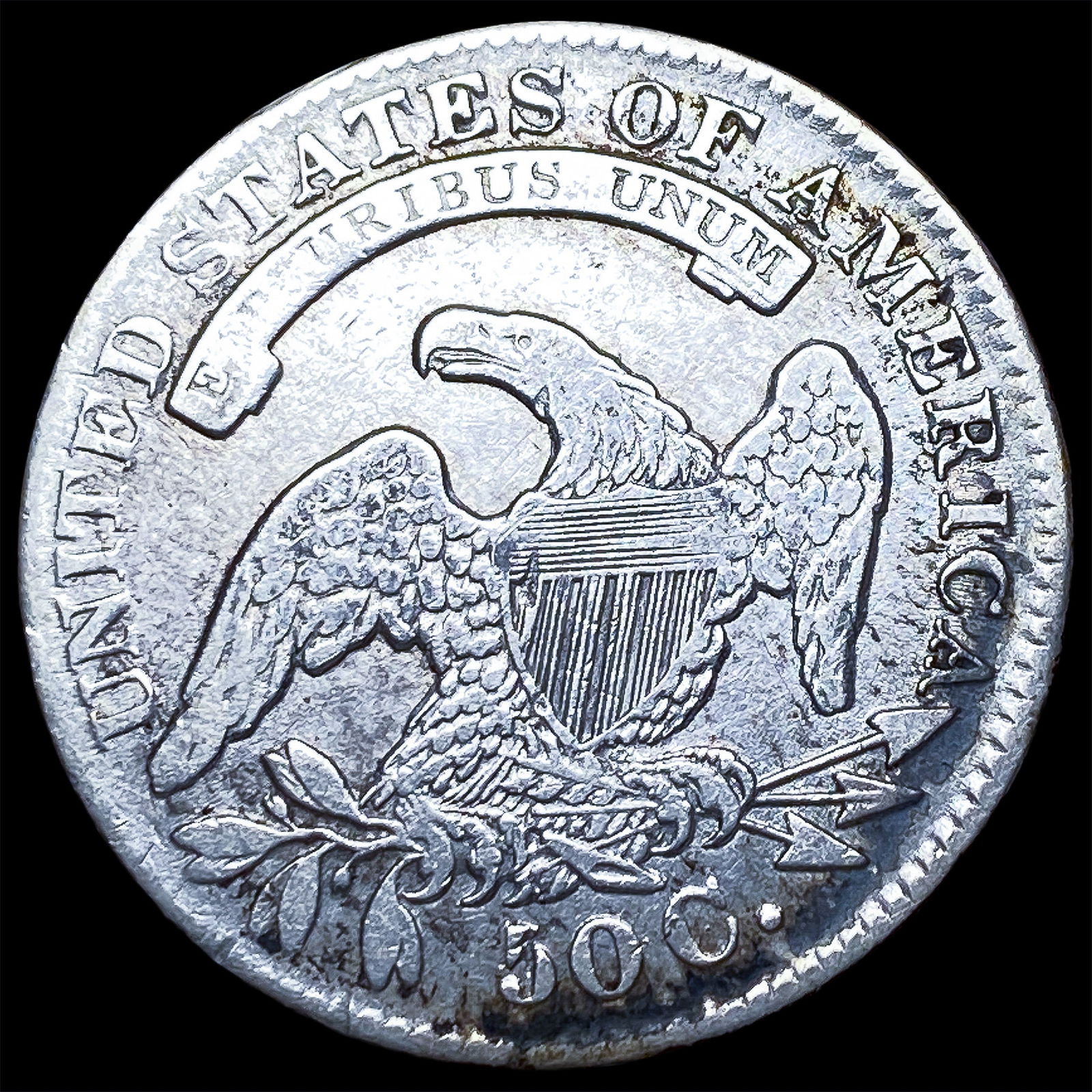 1832 Silver Capped Bust Half Dollar CHOICE BU - 2