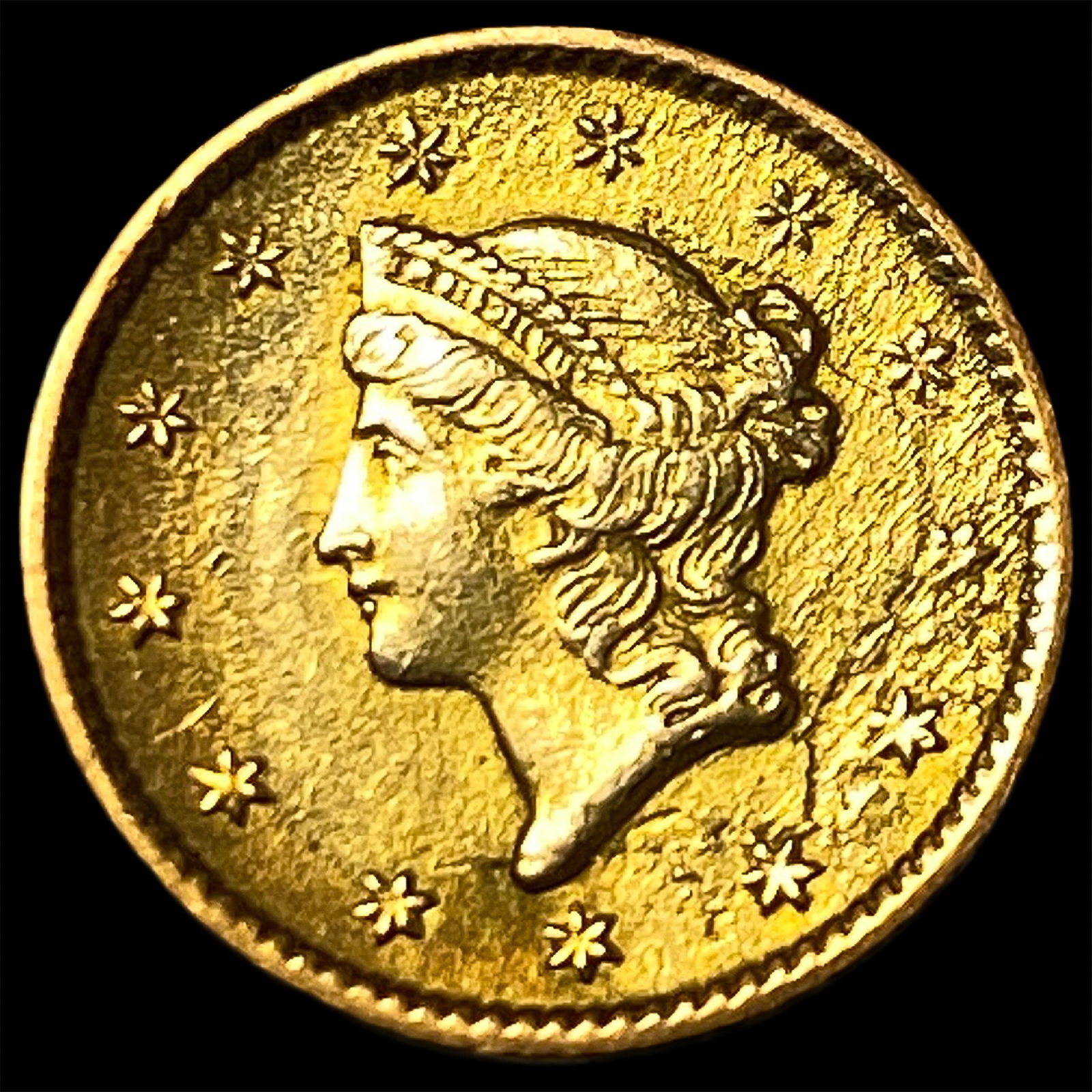 1852 Gold $1 Liberty Head Type 1 HIGH GRADE (1 of 2)