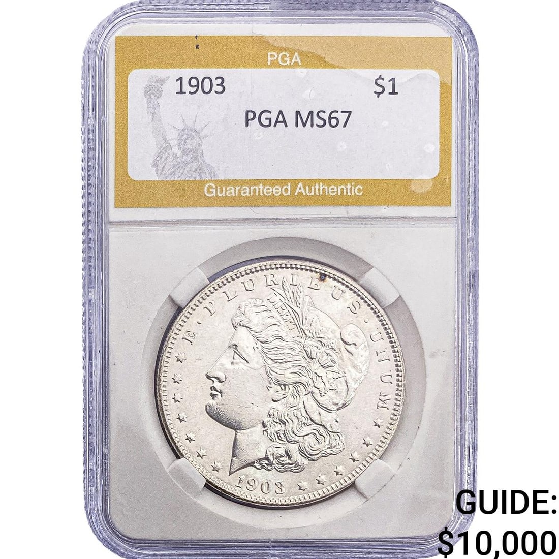 1903 Morgan Silver Dollar PGA MS67: 1903 Morgan Silver Dollar PGA MS67