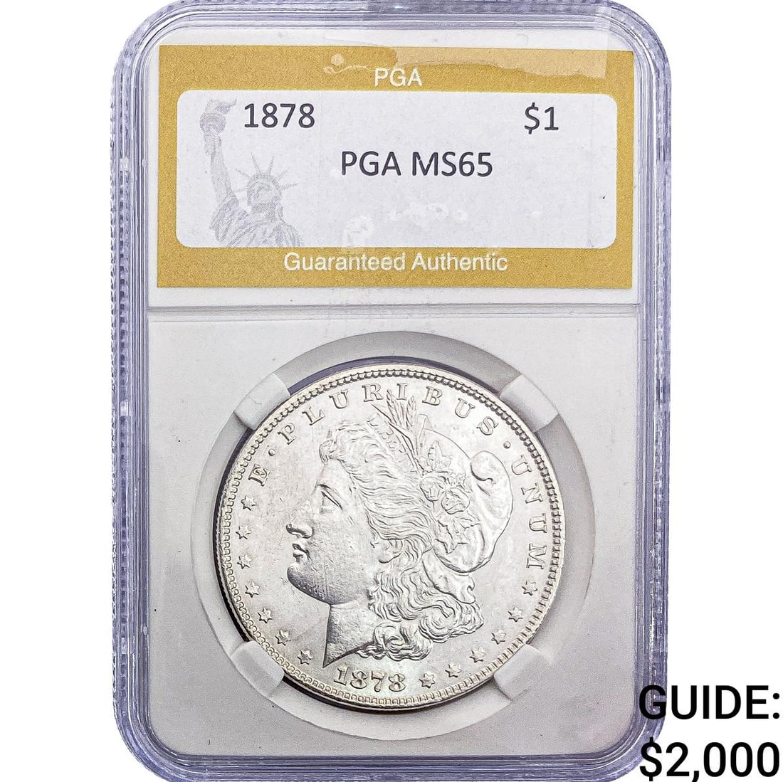 1878 Morgan Silver Dollar PGA MS65 (1 of 2)