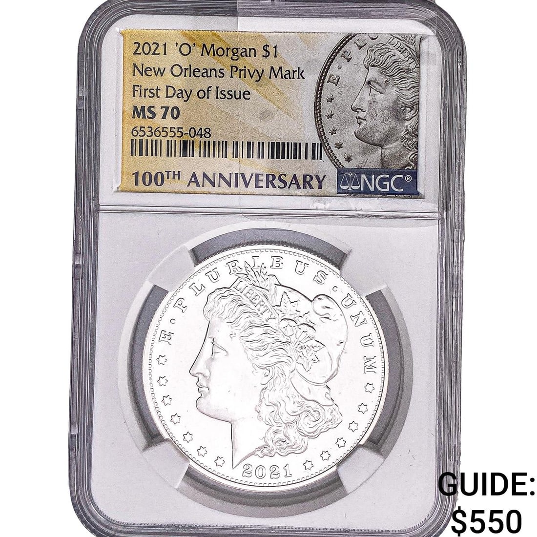 2021-'O' Privy Morgan Silver Dollar NGC MS70: 2021-'O' Privy Morgan Silver Dollar NGC MS70
