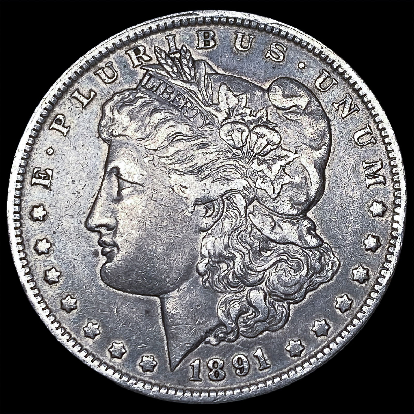 1891-O Silver Morgan Dollar NEARLY UNCIRCULATED: 1891-O Silver Morgan Dollar NEARLY UNCIRCULATED