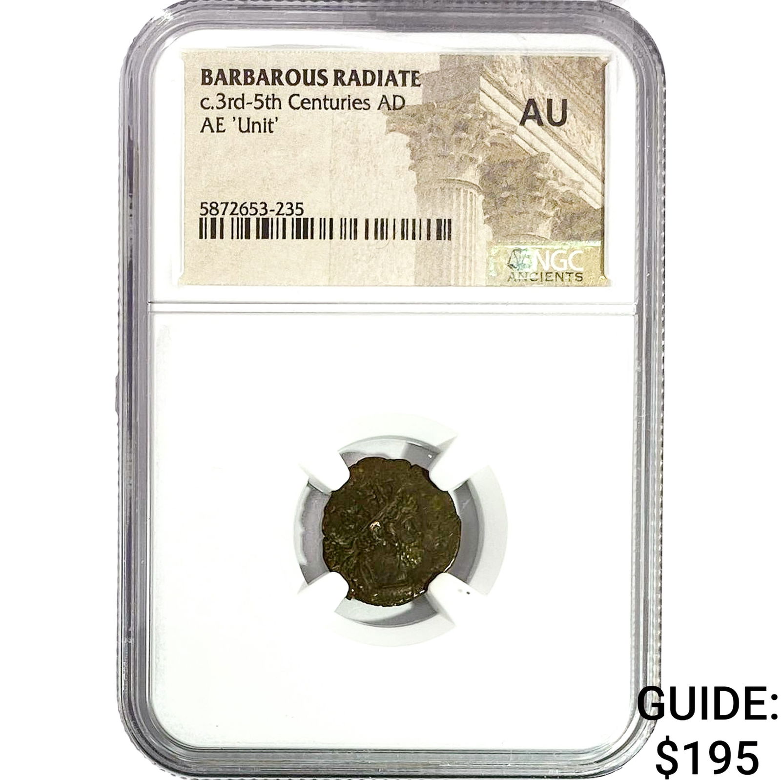 Barbarous Radiate 3rd-5th Cent AD Bronze Unit: Barbarous Radiate 3rd-5th Cent AD Bronze Unit