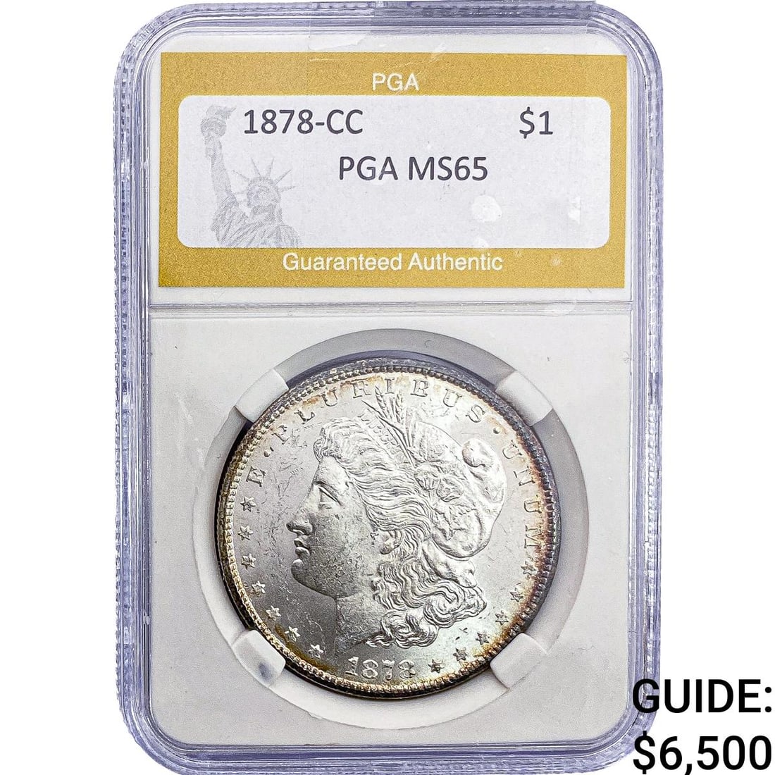 1878-CC Morgan Silver Dollar PGA MS65 (1 of 2)