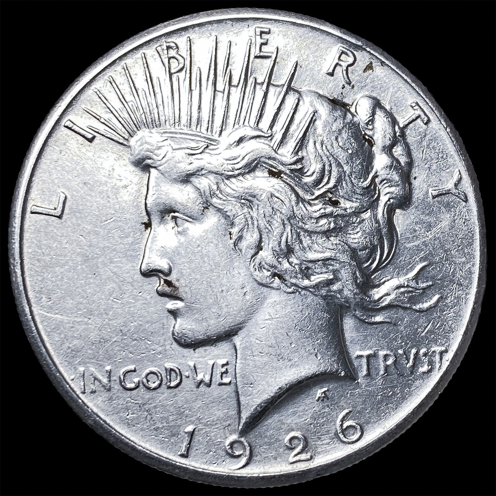 1926 Peace Silver Dollar CLOSELY UNCIRCULATED: 1926 Peace Silver Dollar CLOSELY UNCIRCULATED