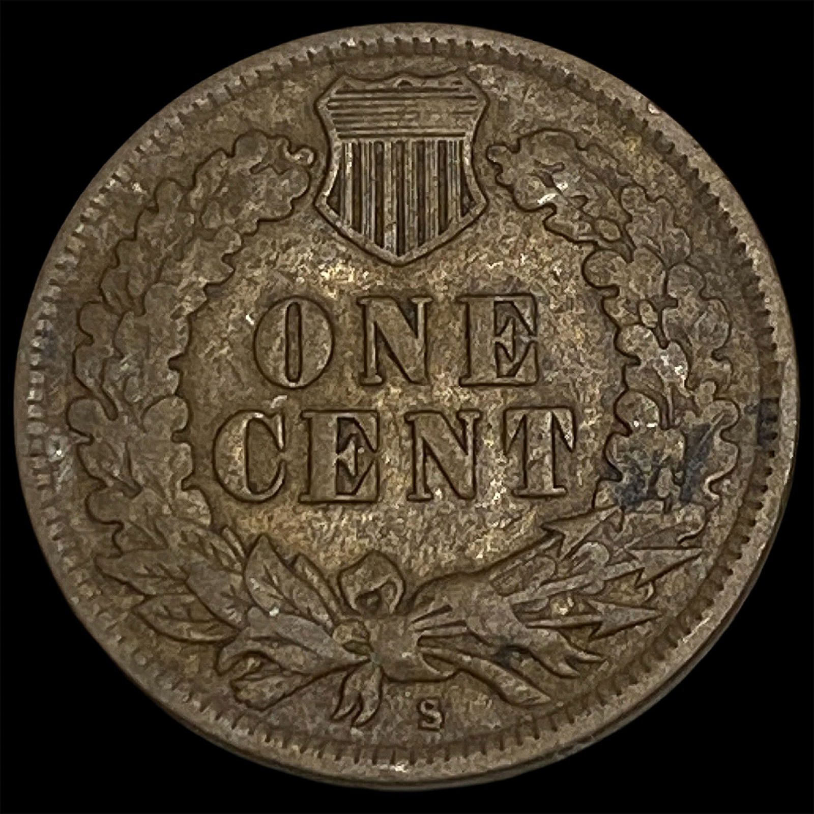 1908-S Indian Head Cent LIGHTLY CIRCULATED - 2