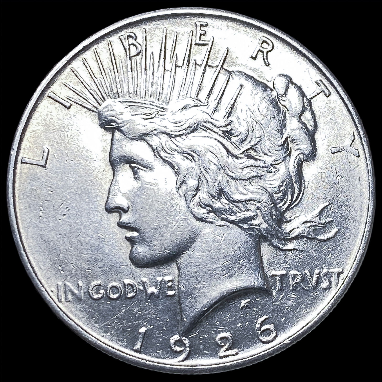 1926-D Peace Silver Dollar CLOSELY UNCIRCULATED: 1926-D Peace Silver Dollar CLOSELY UNCIRCULATED