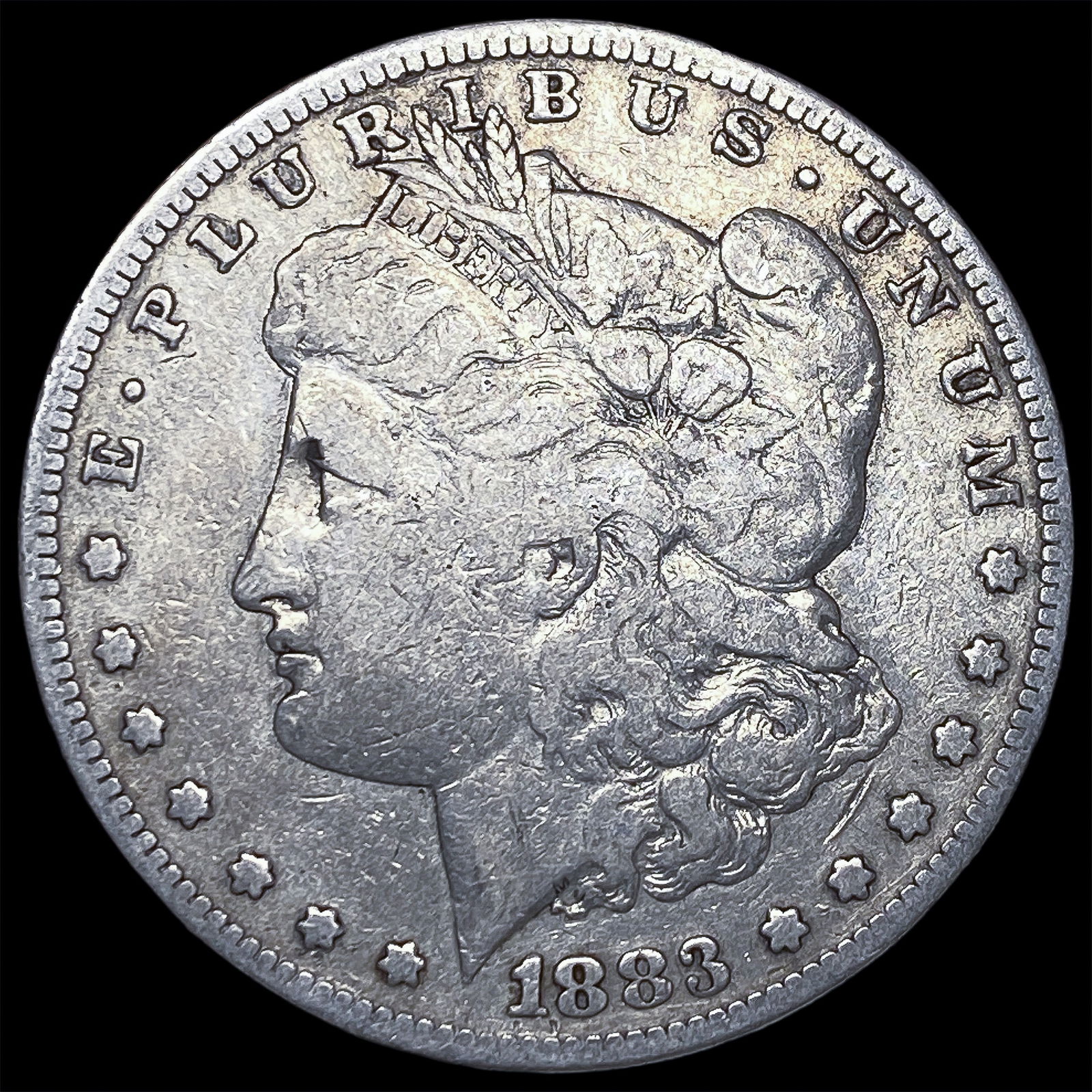 1883-S Silver Morgan Dollar NICELY CIRCULATED: 1883-S Silver Morgan Dollar NICELY CIRCULATED