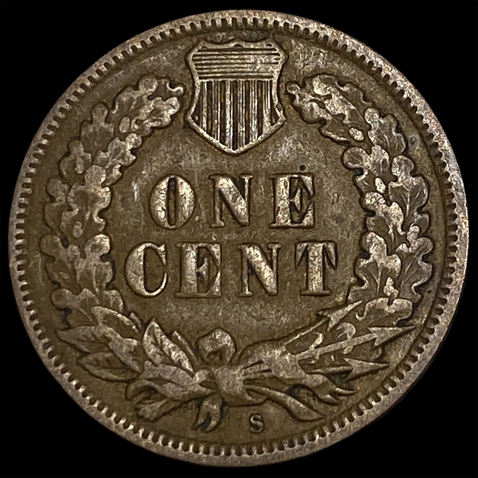 1908-S Indian Head Cent LIGHTLY CIRCULATED - 2