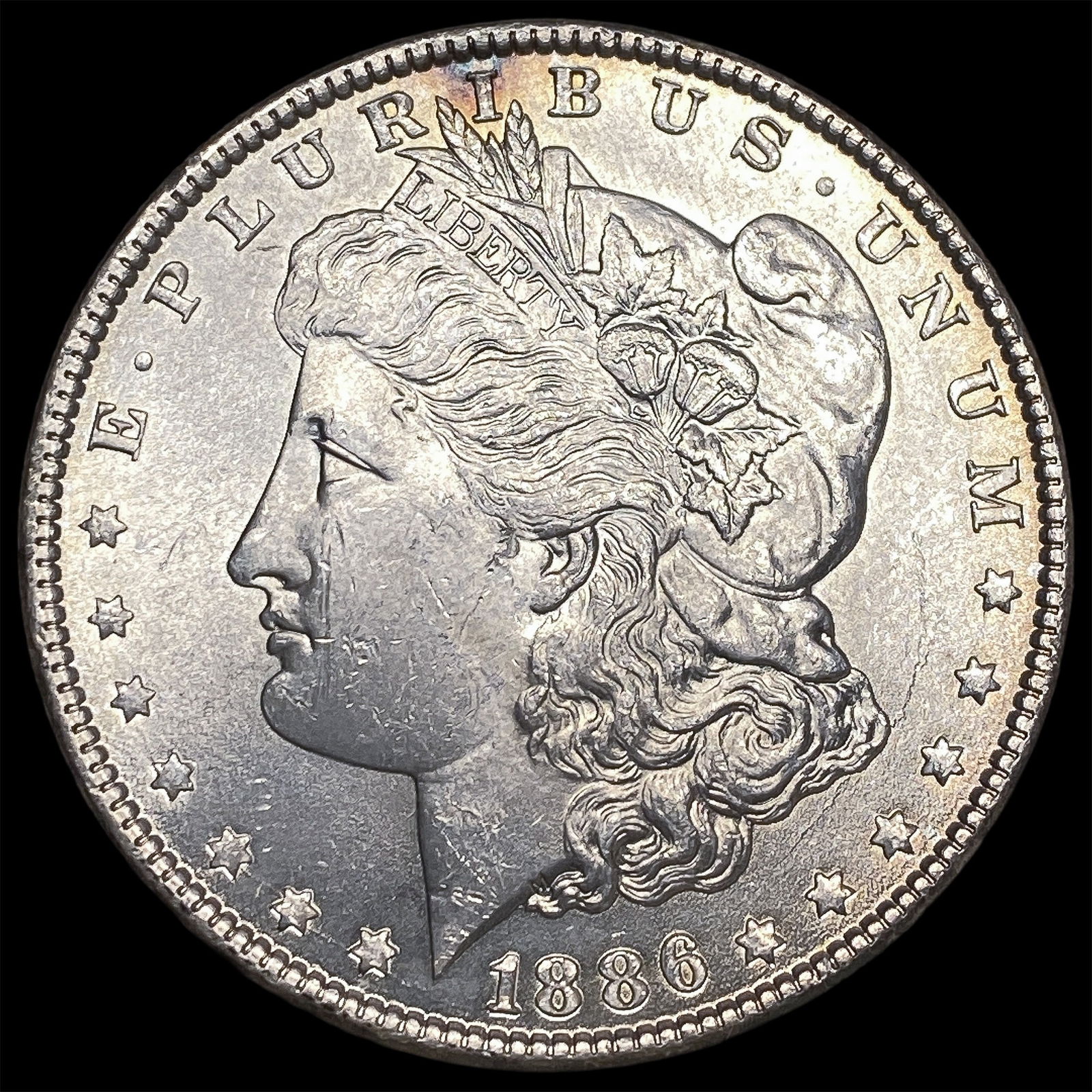 1886 Silver Morgan Dollar CHOICE BU: 1886 Silver Morgan Dollar CHOICE BU