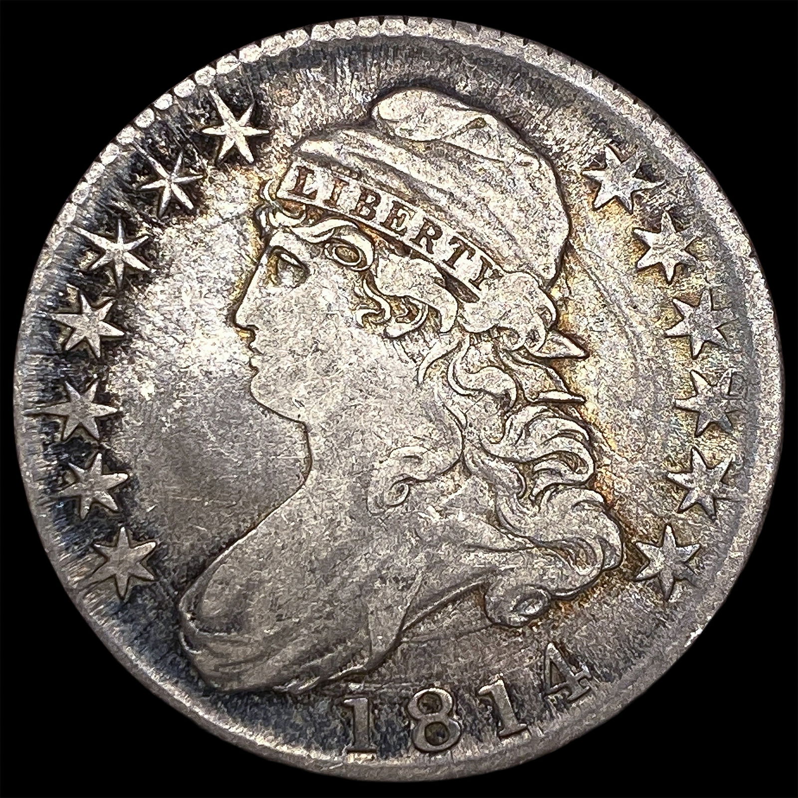 1814 Capped Bust Half Dollar LIGHTLY CIRCULATED (1 of 2)