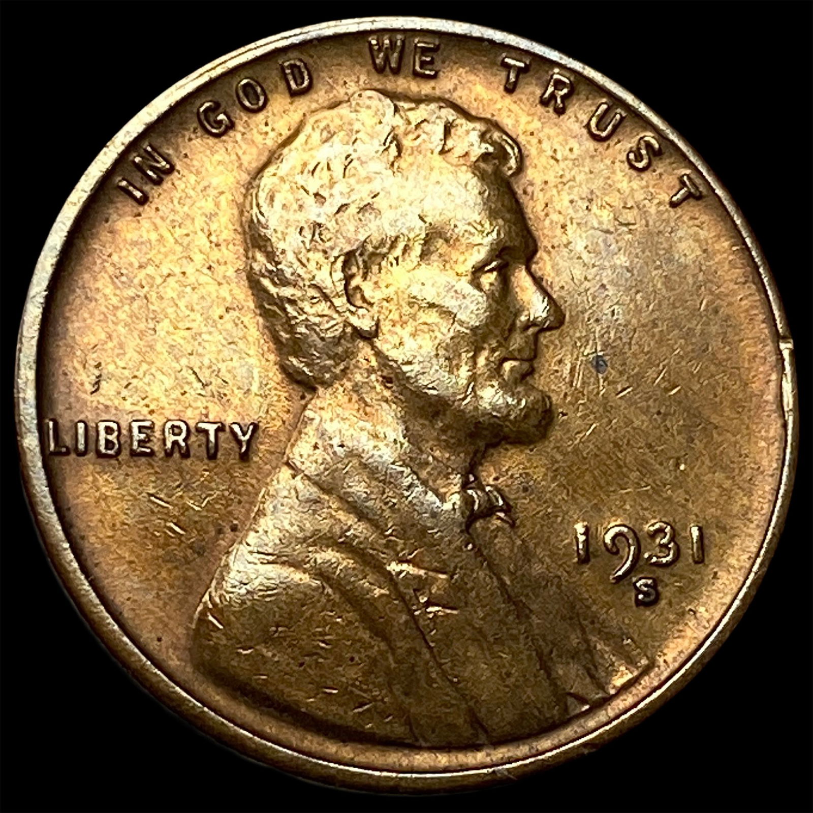 1931-S Lincoln Wheat Cent CLOSELY UNCIRCULATED (1 of 2)