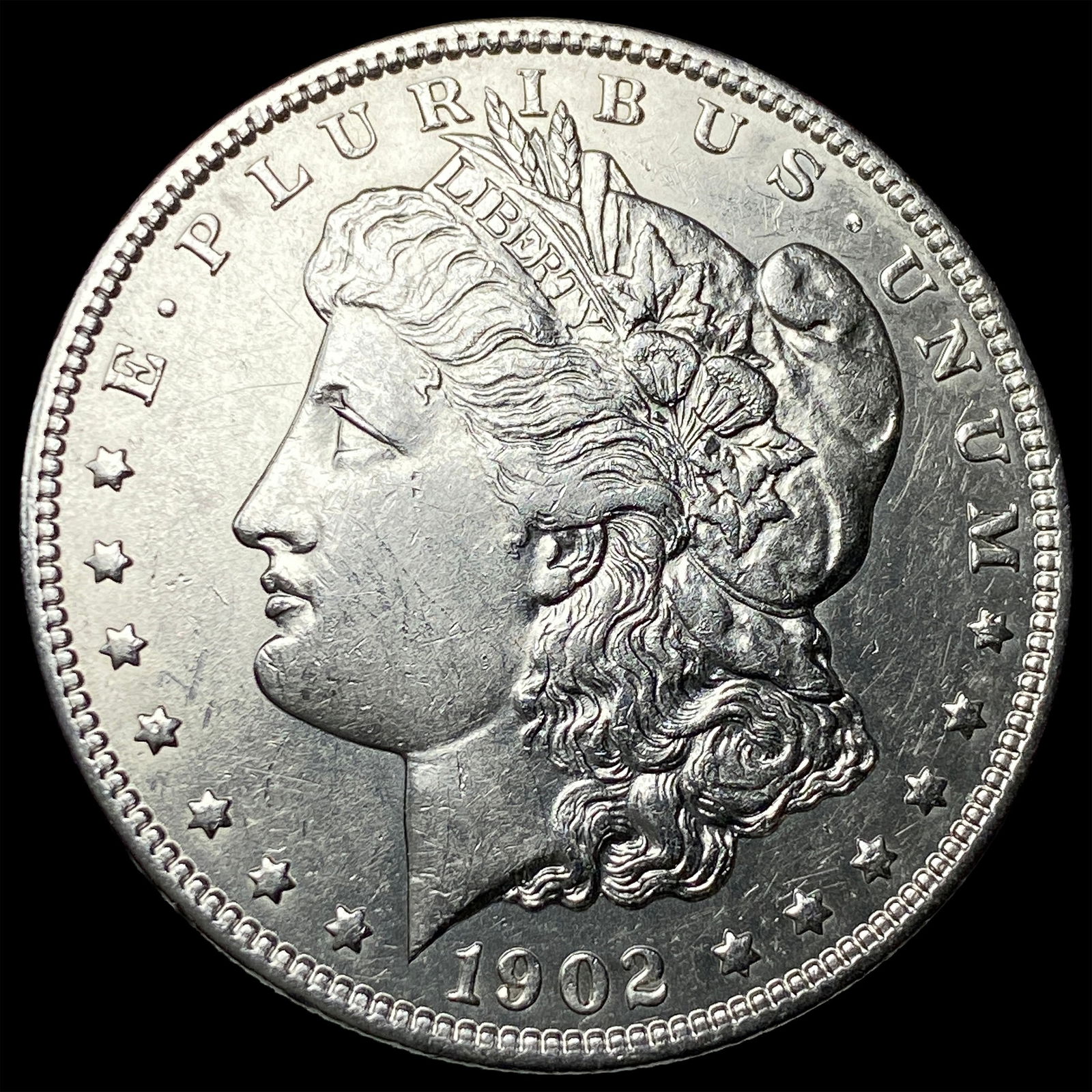 1902 Morgan Silver Dollar CLOSELY UNCIRCULATED: 1902 Morgan Silver Dollar CLOSELY UNCIRCULATED