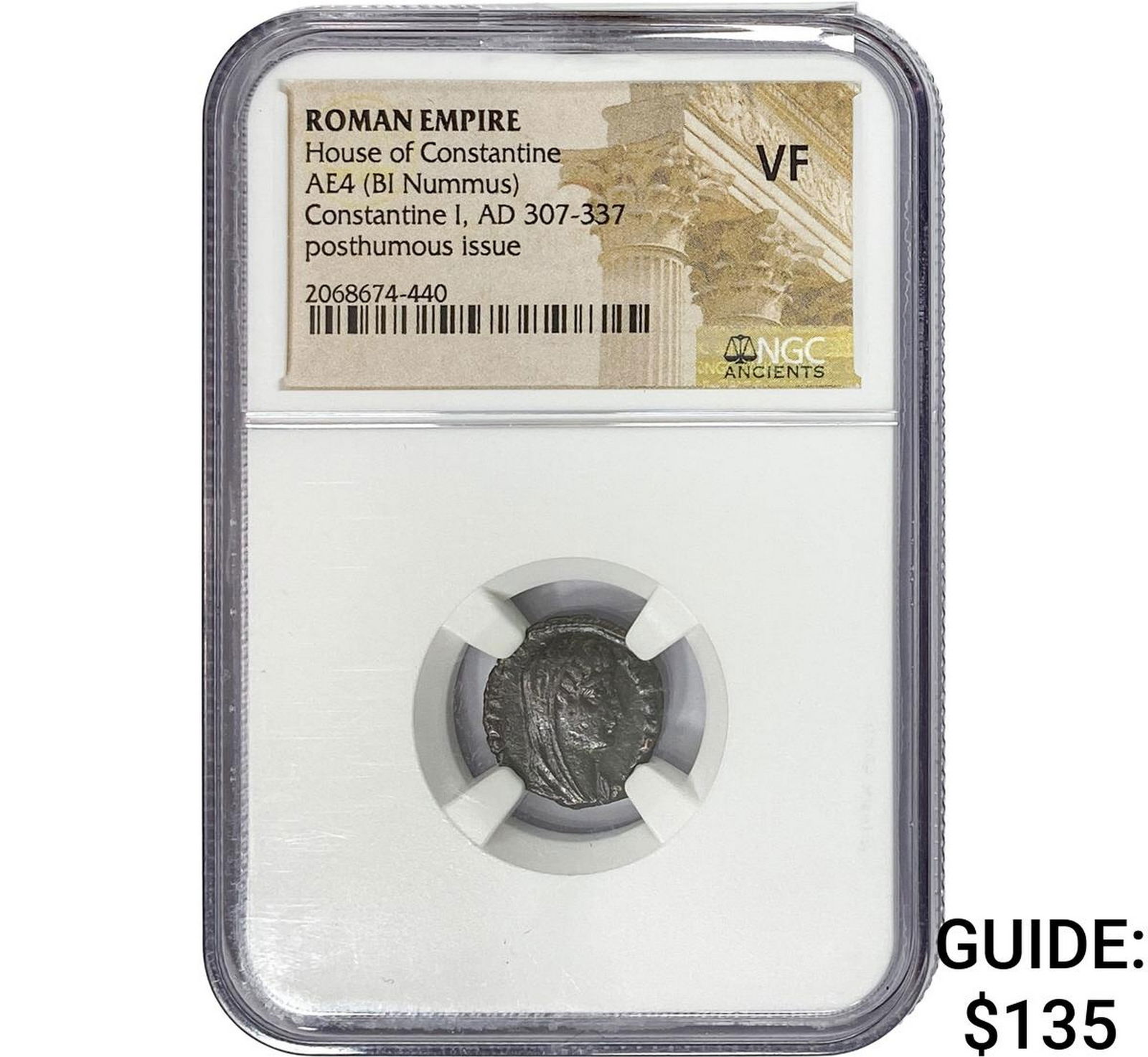 Roman Contasntine I AD 307-337 AE4 BI Nummus NGC VF (1 of 2)