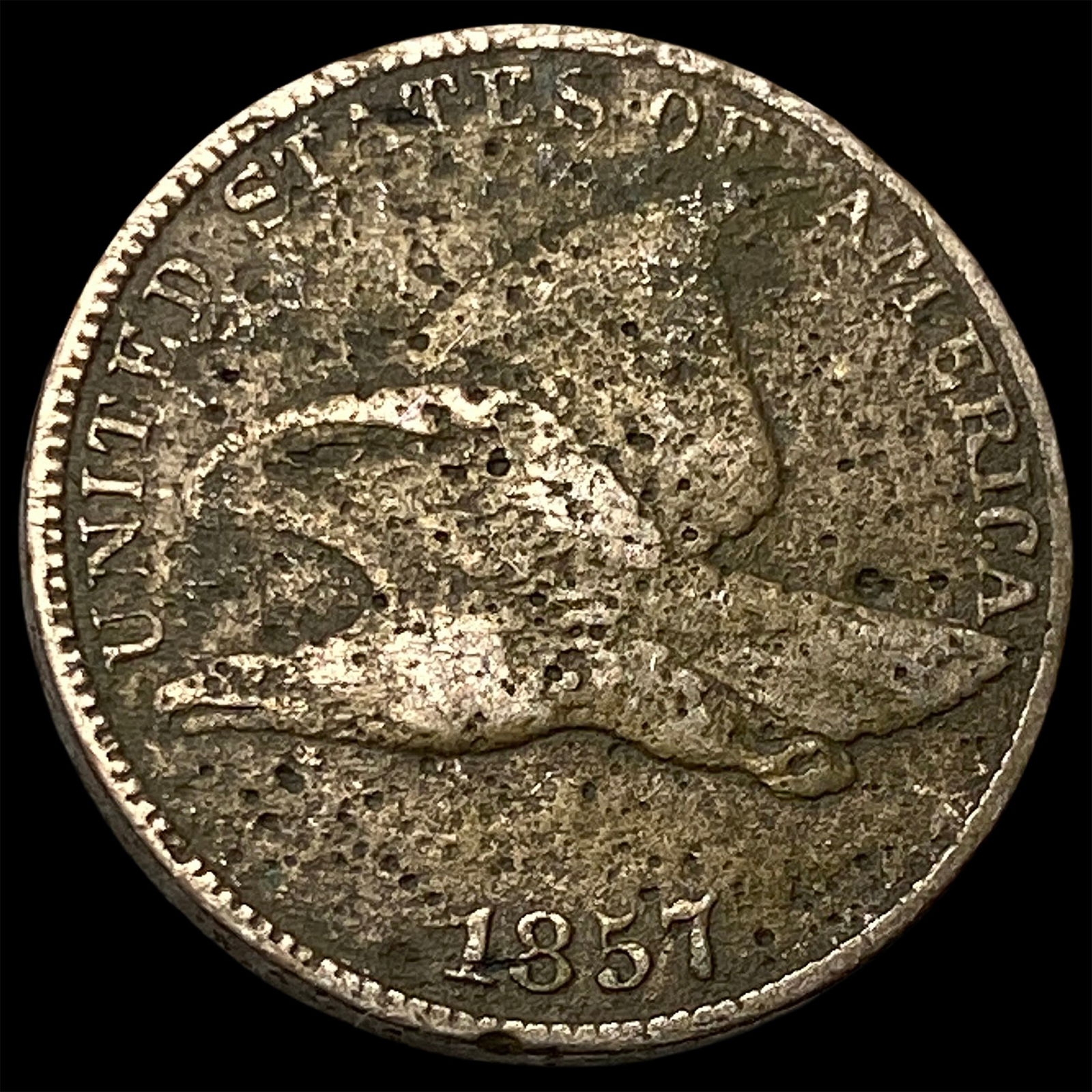 1857 Flying Eagle Cent HIGH GRADE: 1857 Flying Eagle Cent HIGH GRADE