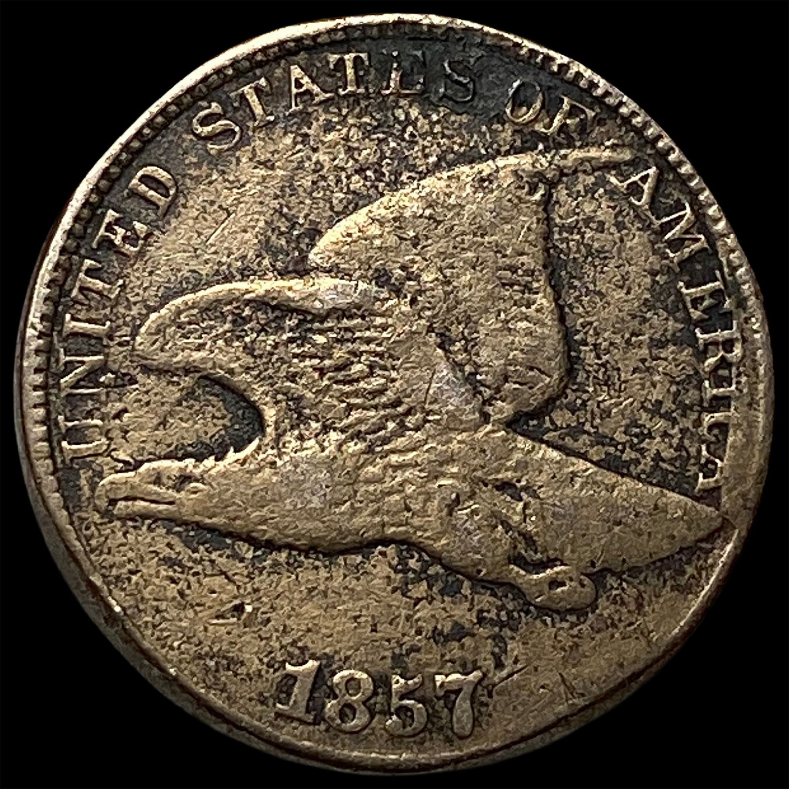 1857 Flying Eagle Cent HIGH GRADE (1 of 2)