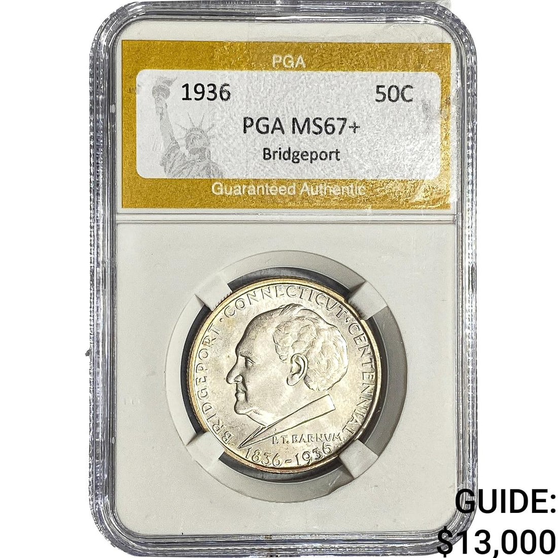 1936 Bridgeport Half Dollar PGA MS67+ (1 of 2)