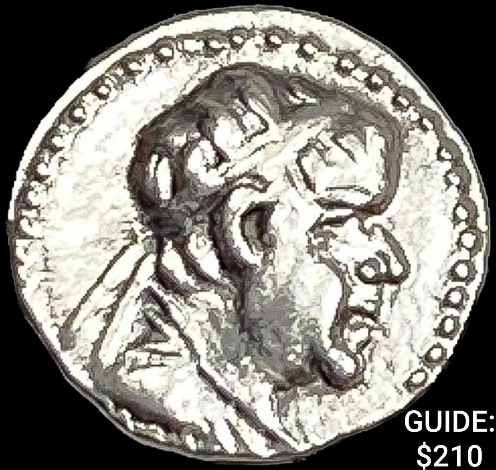 Baktria 1702-145BC Silver Obol CHOICE AU: Baktria 1702-145BC Silver Obol CHOICE AU
