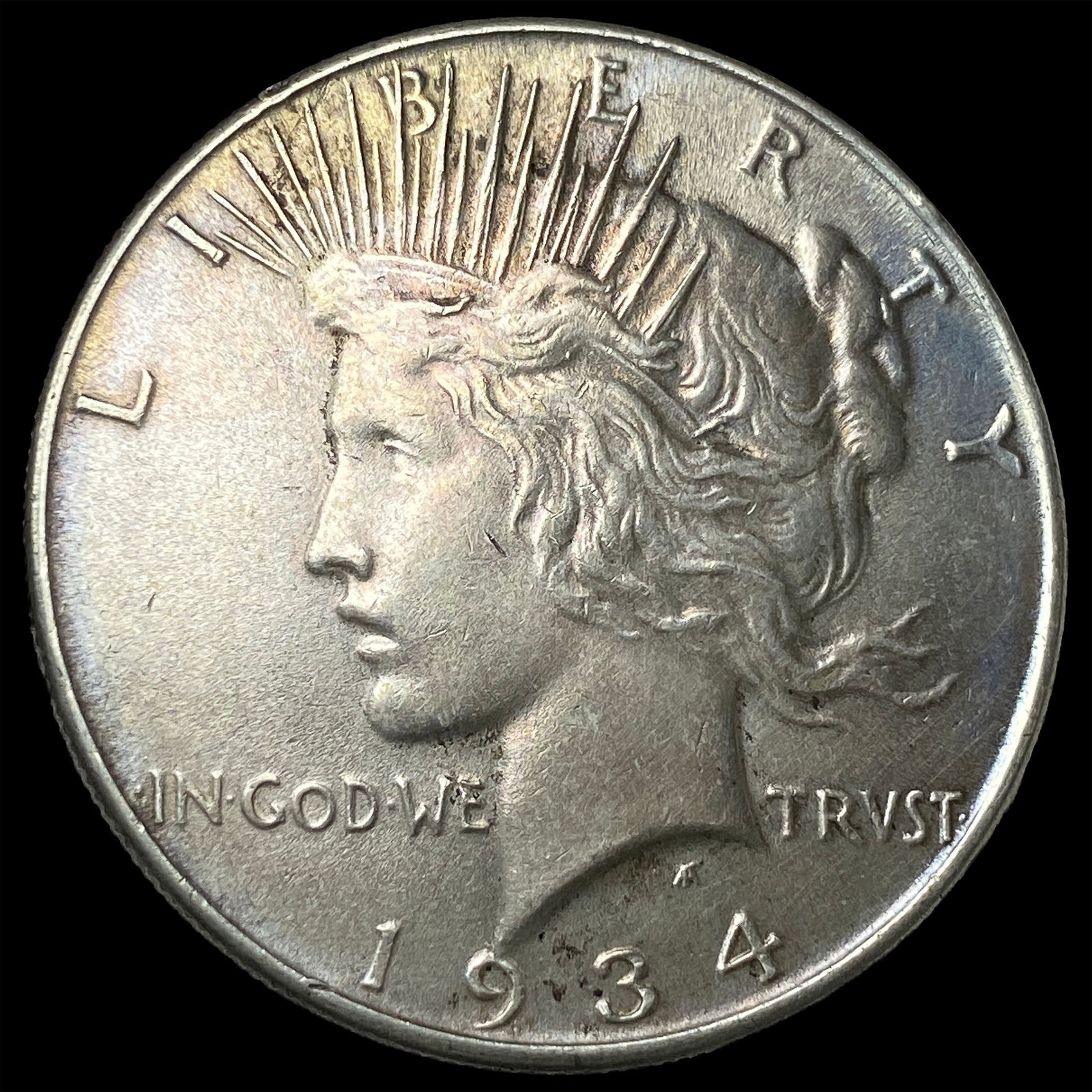 1934 Peace Silver Dollar CLOSELY UNCIRCULATED (1 of 2)